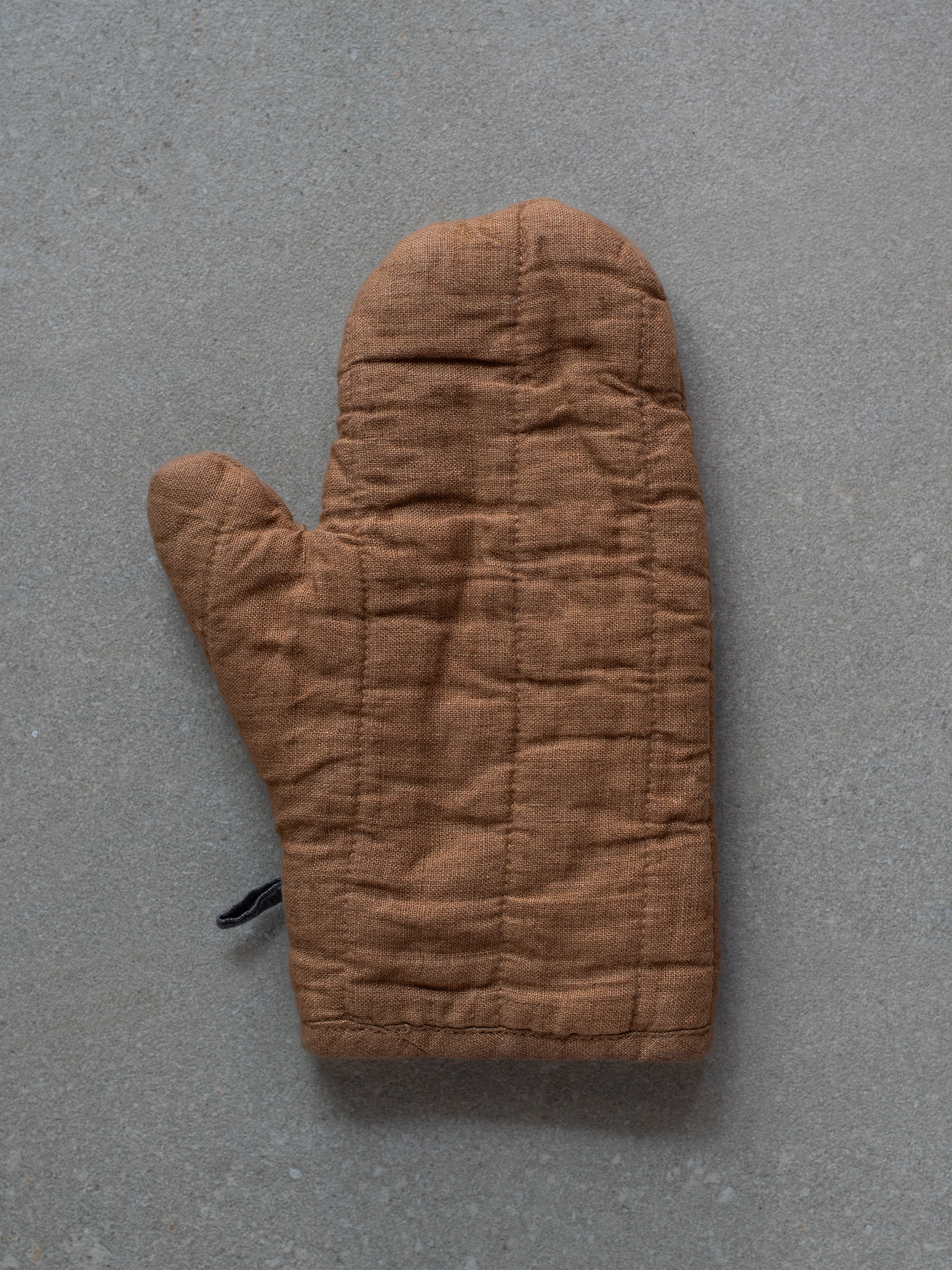 Oven Mitt - Ochre Brown