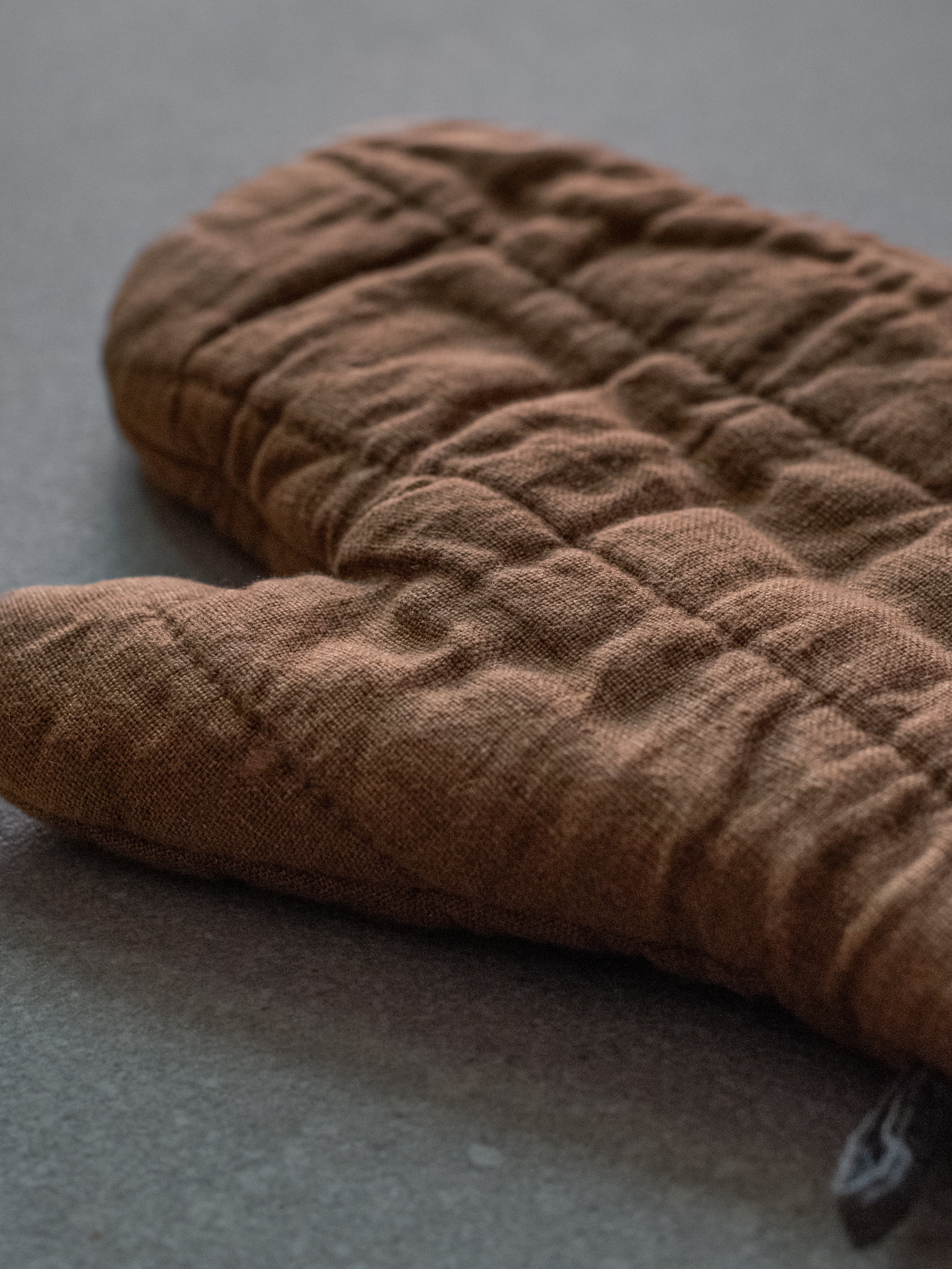 Oven Mitt - Ochre Brown