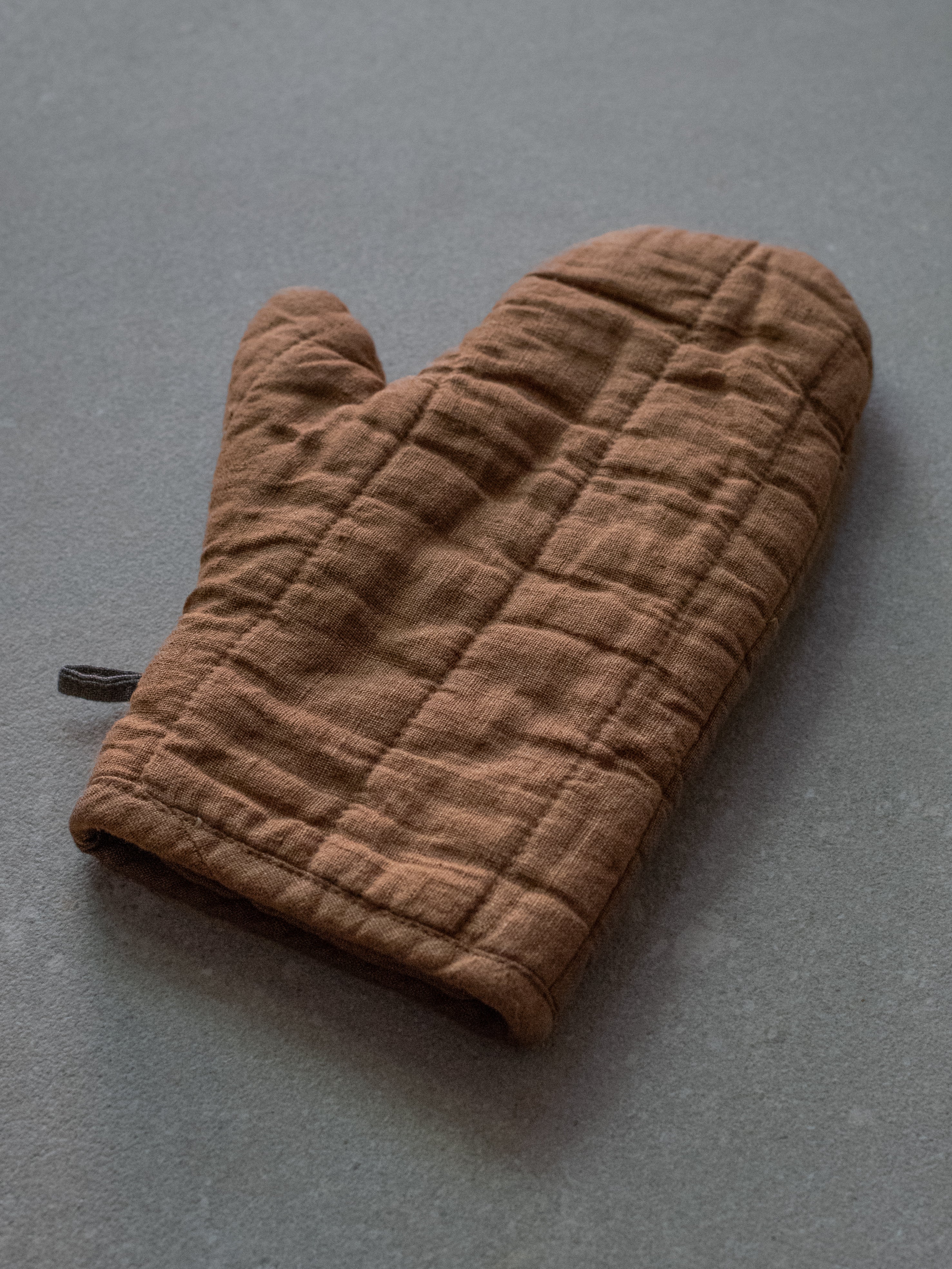 Oven Mitt - Ochre Brown