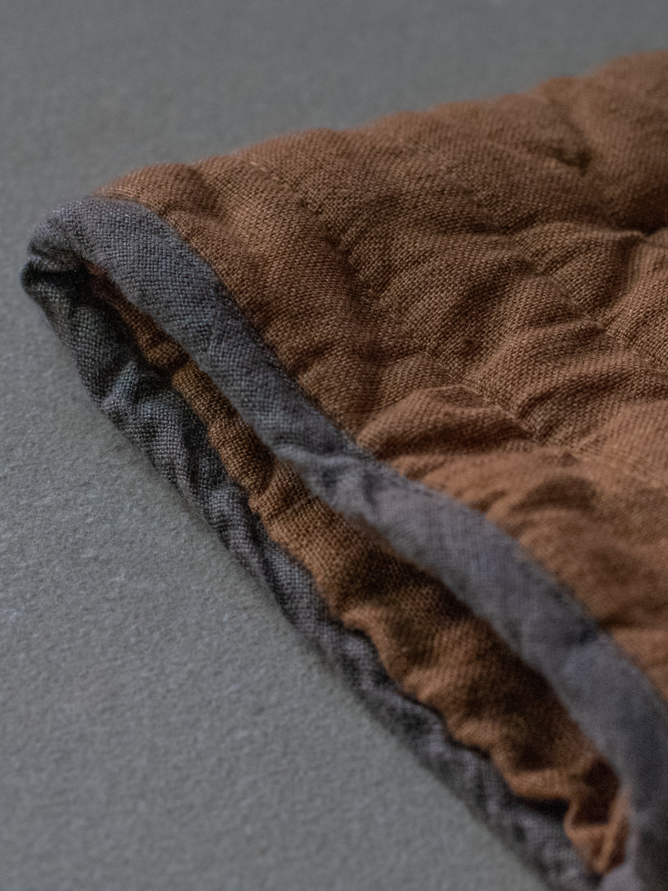 Square Oven Mitt - Ochre Brown