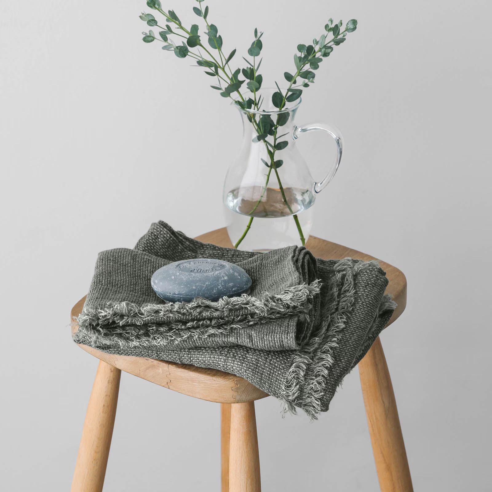 Bea Washcloth - Fern Grey
