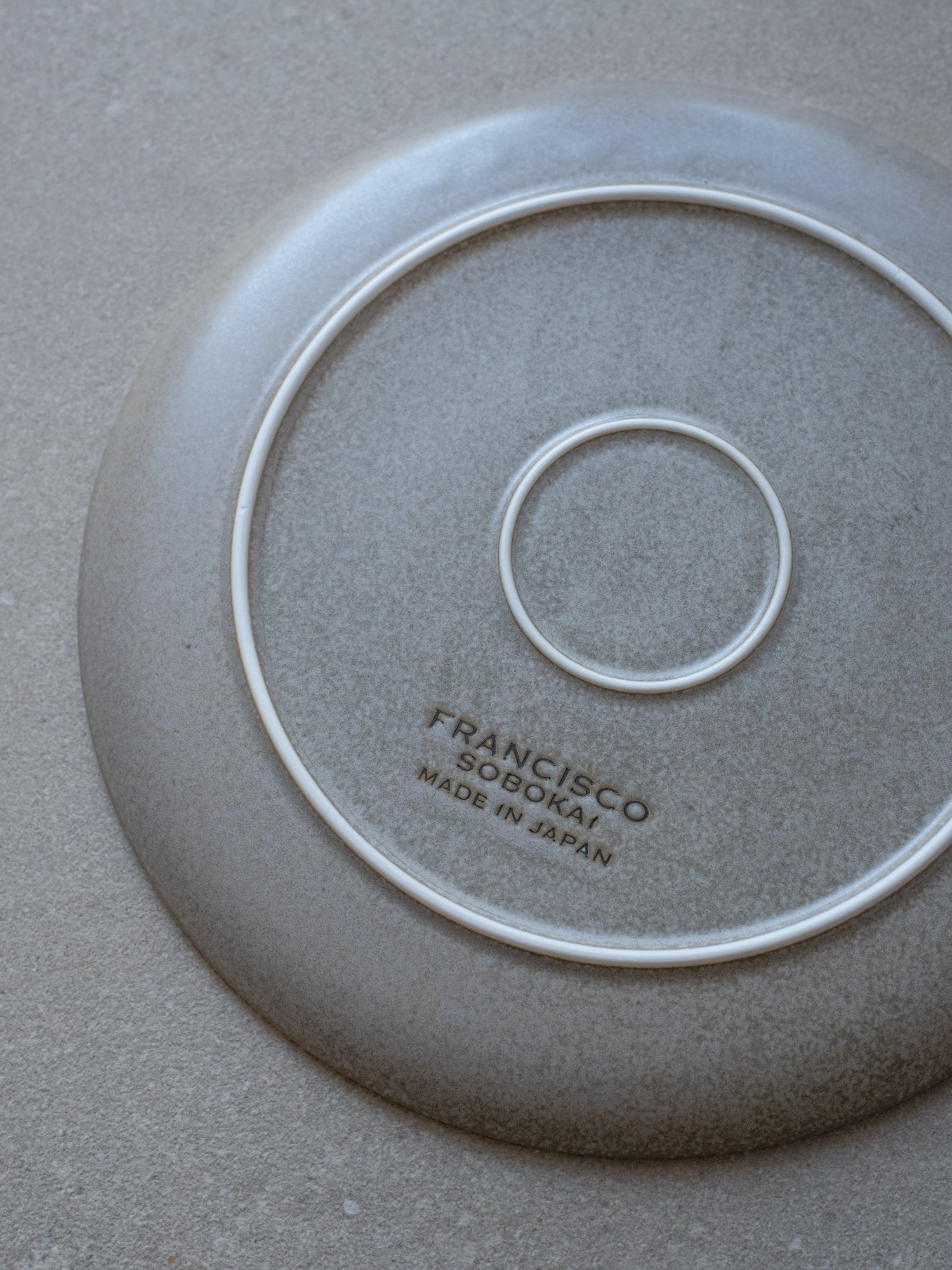 Grey Francisco Plate - Large