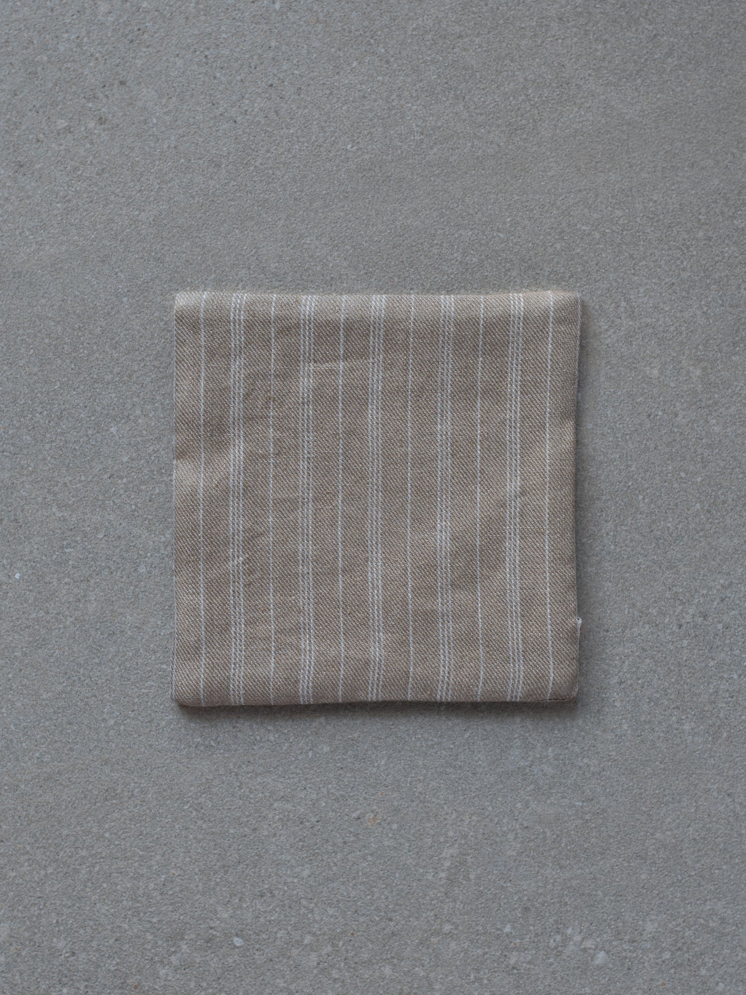 Teapot Mat - Beige Stripe