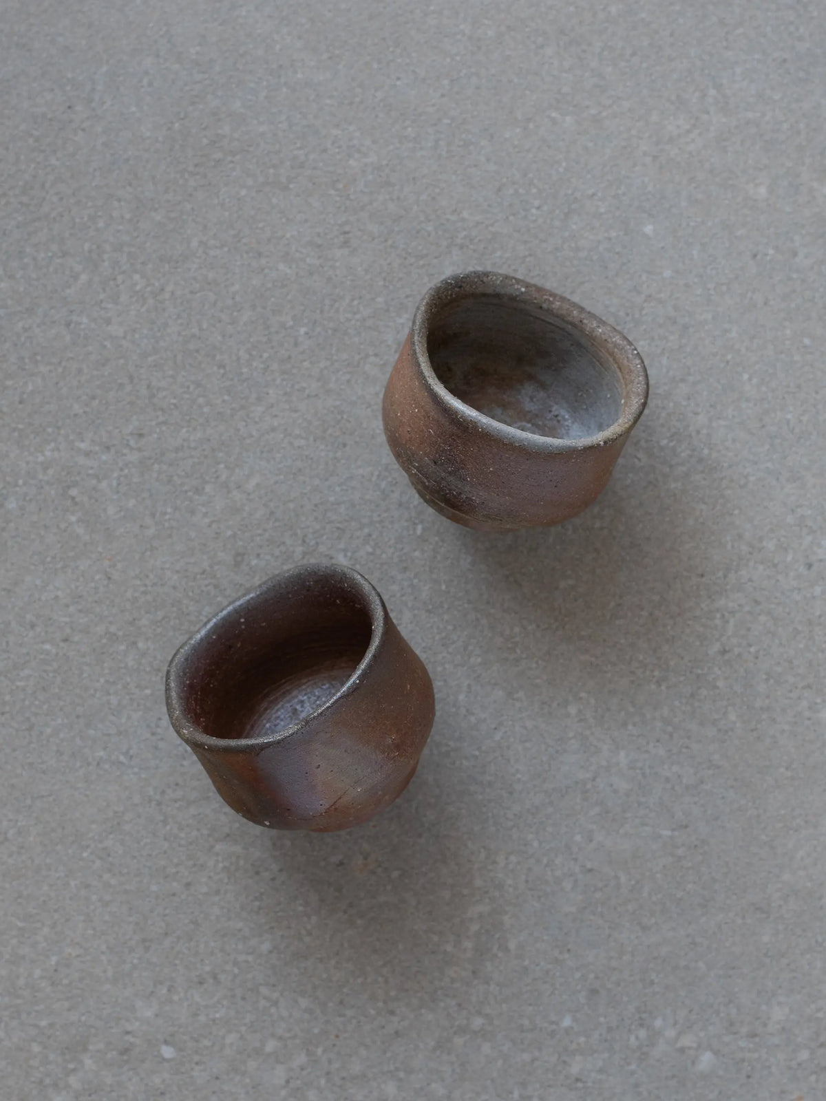 Bizen ware sake cup, view 4