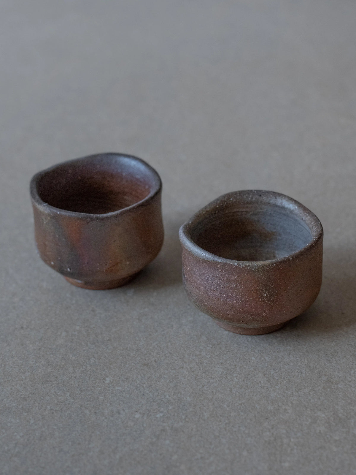 Bizen ware sake cup, view 7
