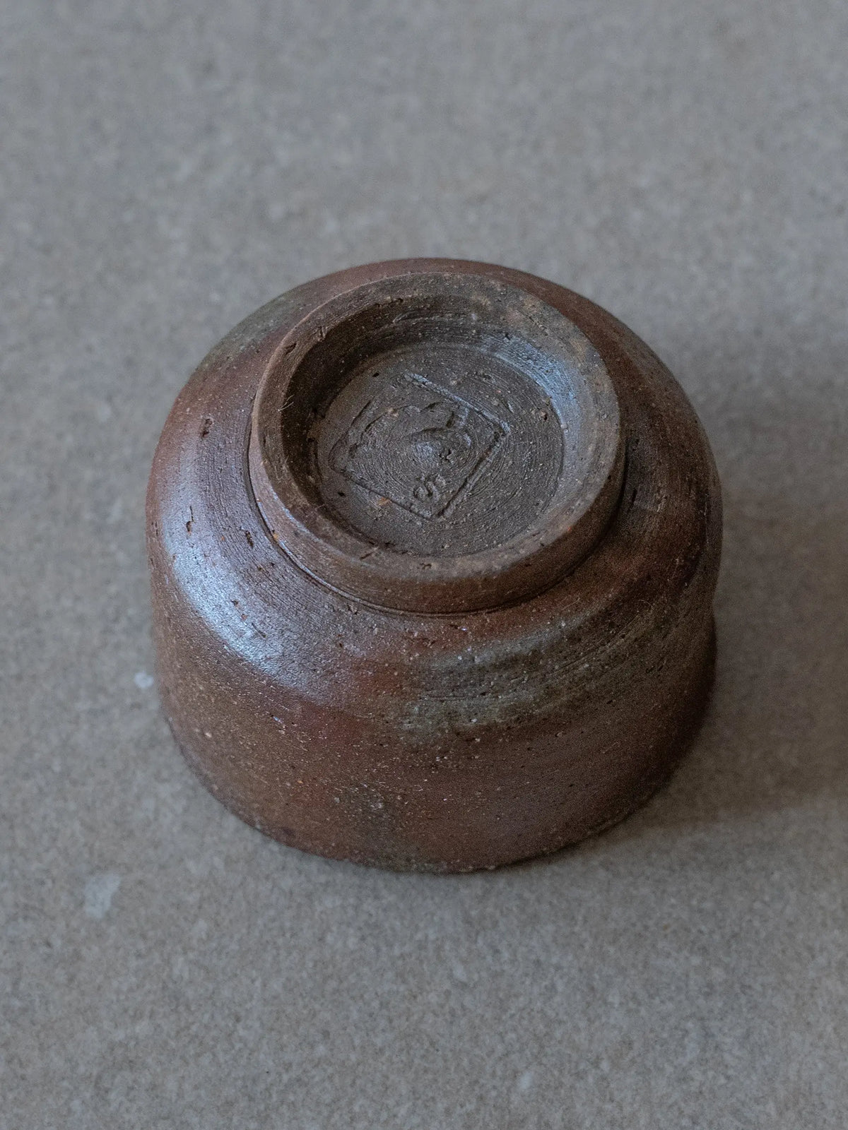 Bizen ware sake cup, view 6