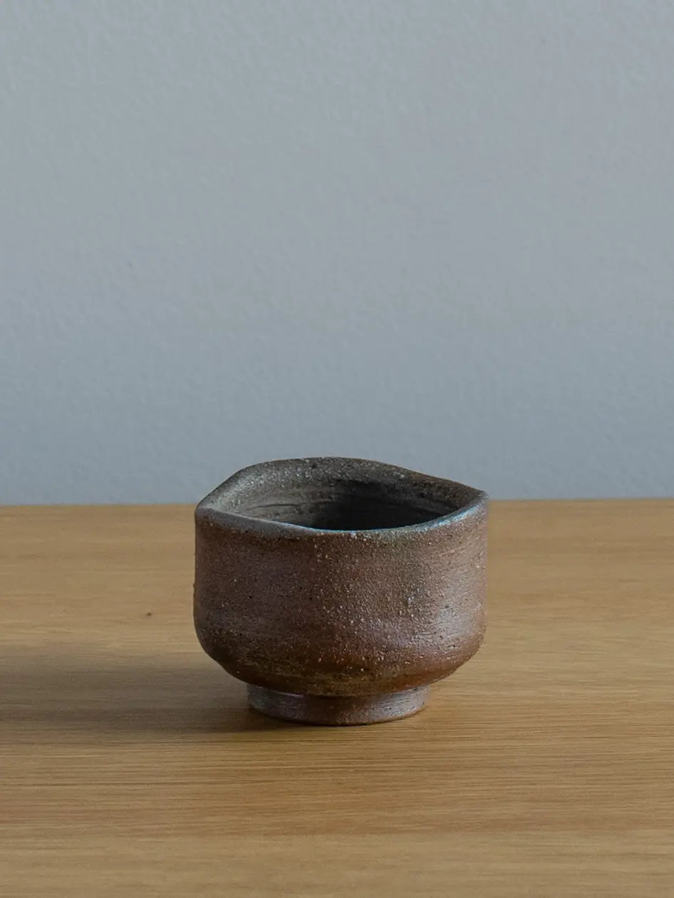 Japanese Bizen ware sake cup