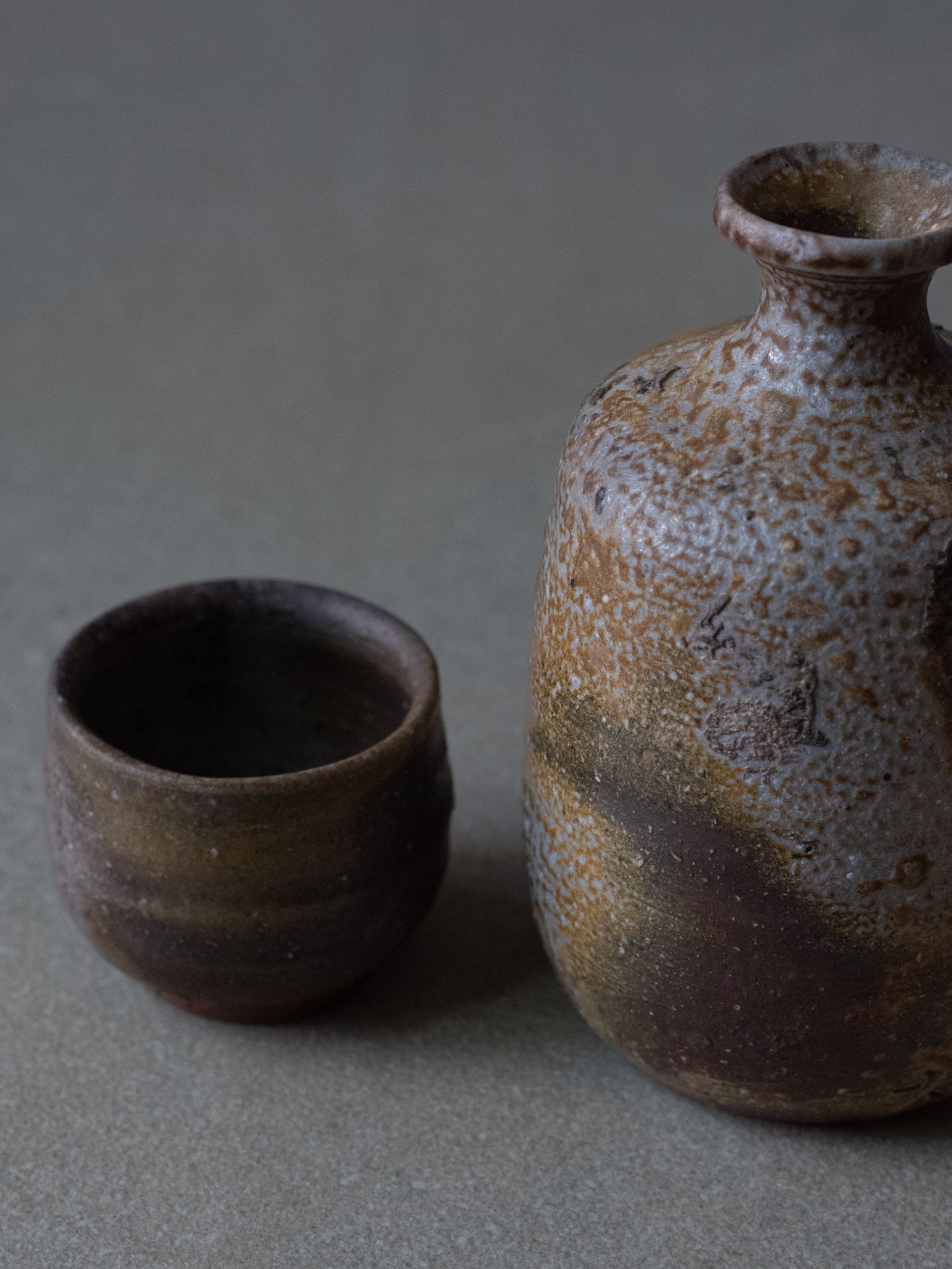 Bizen Ware Sake Gift Set