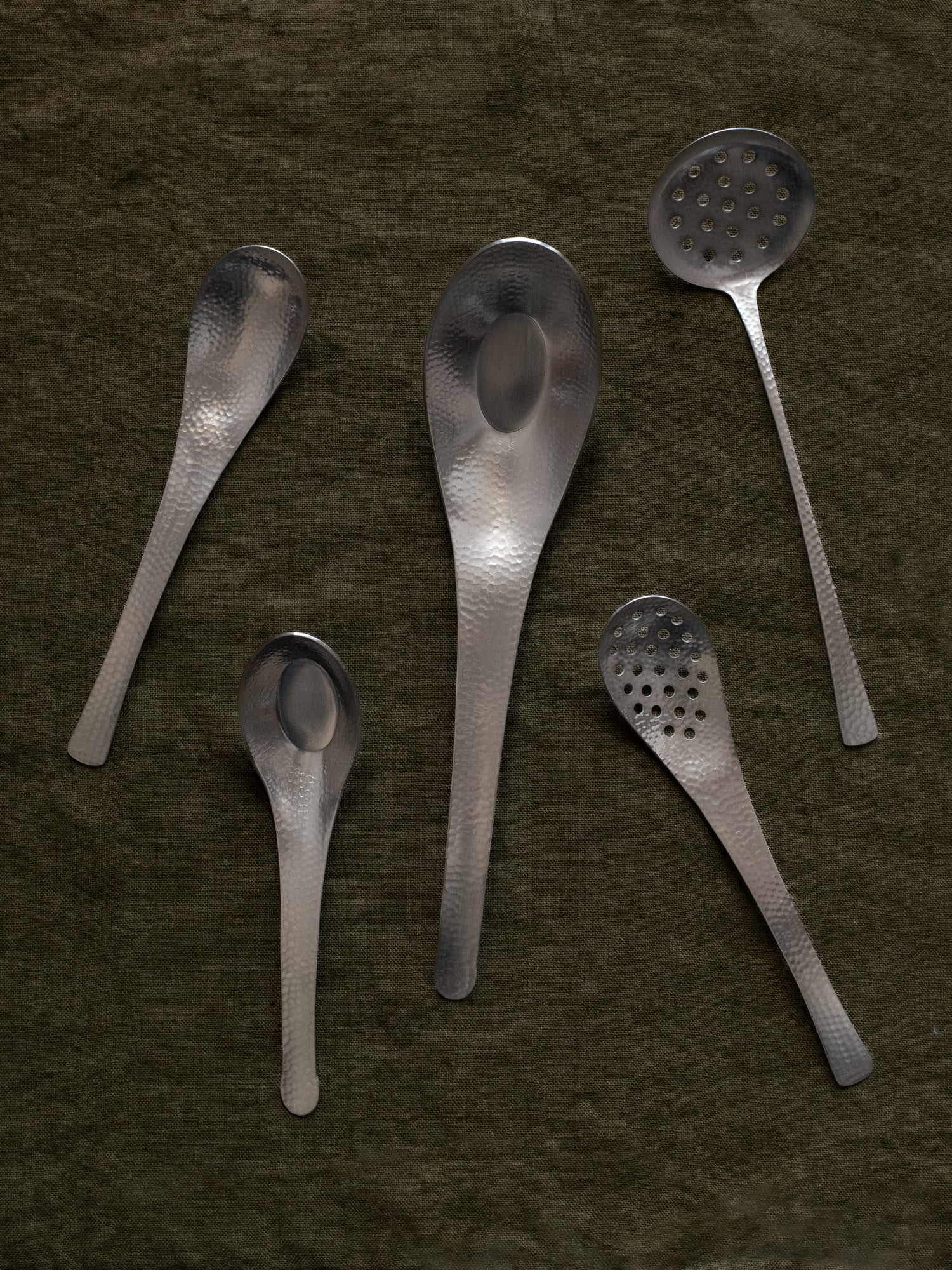 Nagomi Hammered Cutlery - Chinese Soup Spoon