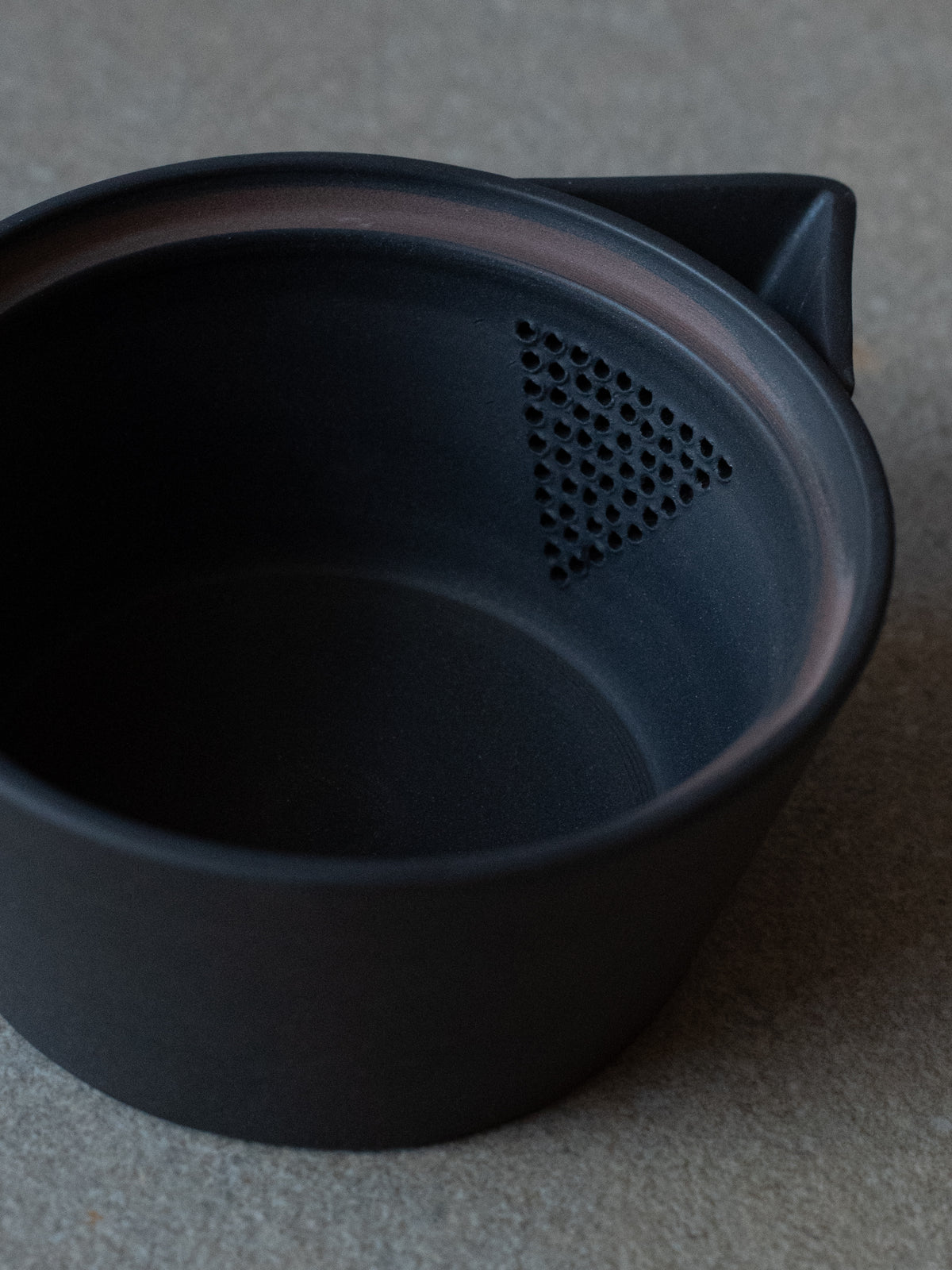 Ireko Chaki Houhin & Cup Set - Black