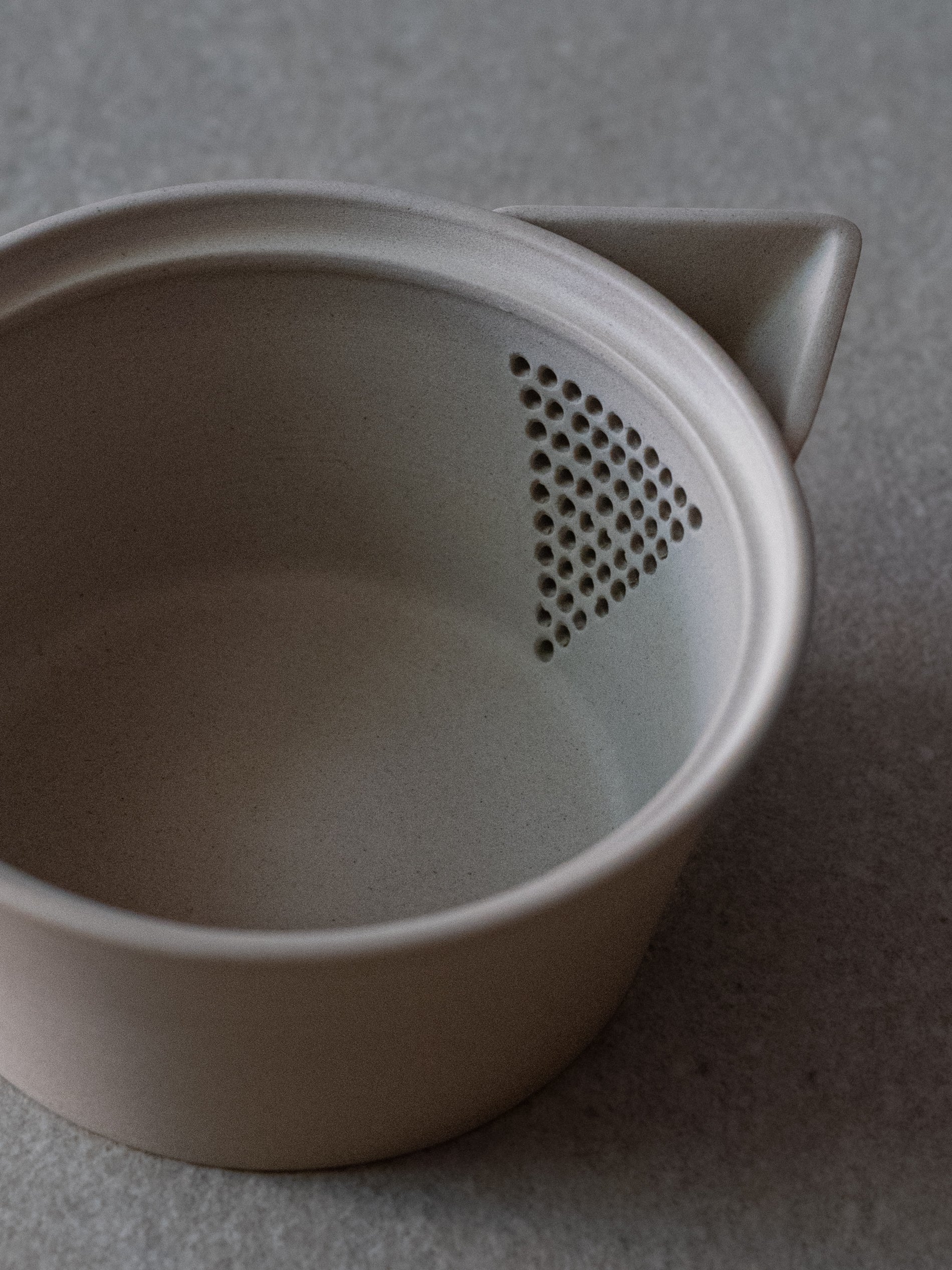 Ireko Chaki Houhin & Cup Set - Sand