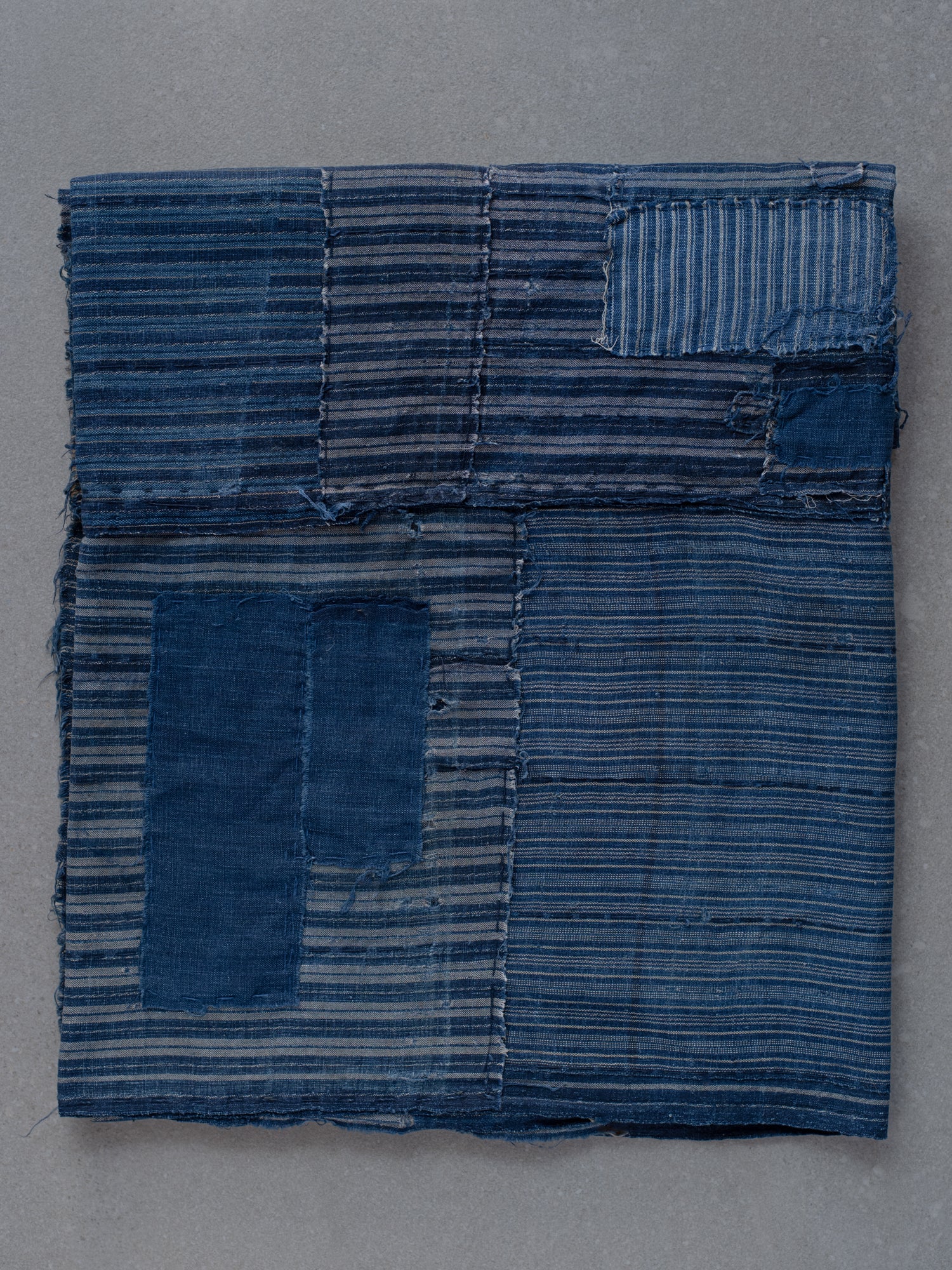 Antique Japanese Boro Textile - Long Stripes