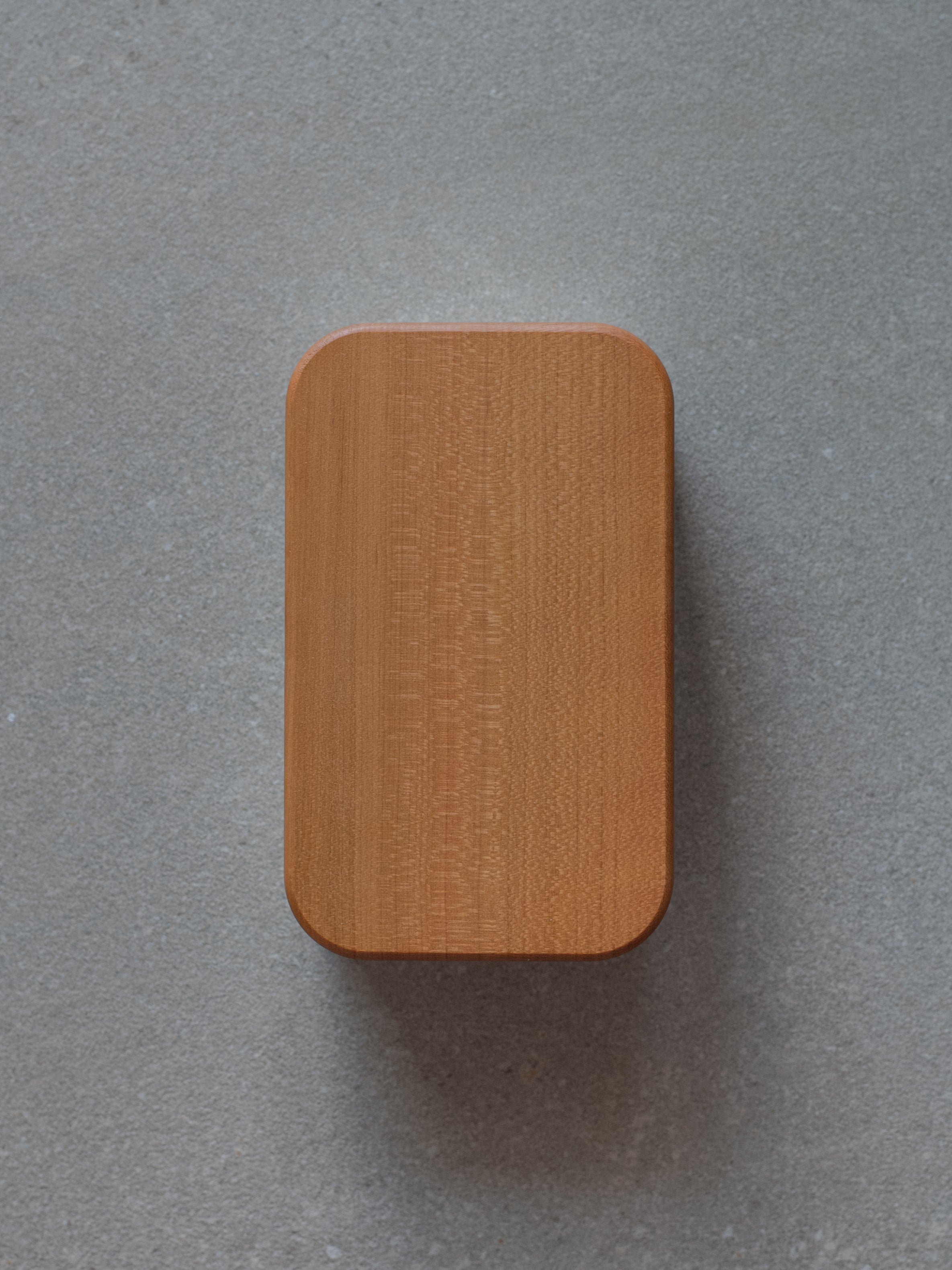 Enamel Butter Case with Cherry Wood Lid
