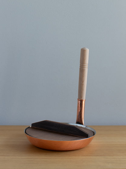 Burnished Cedar Drop Lid - 16cm
