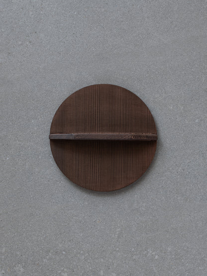 Burnished Cedar Drop Lid - 16cm