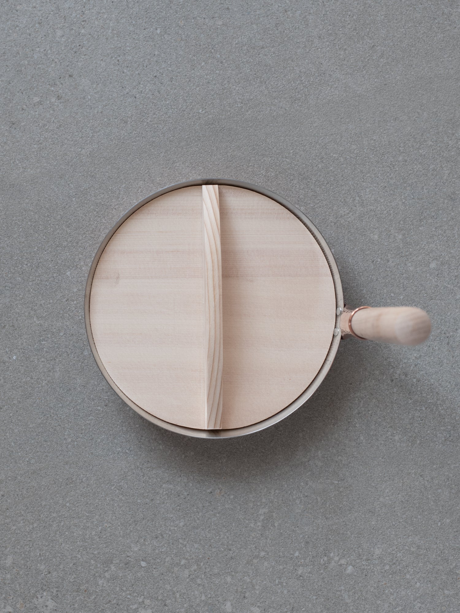 Wooden Drop Lid - 16cm