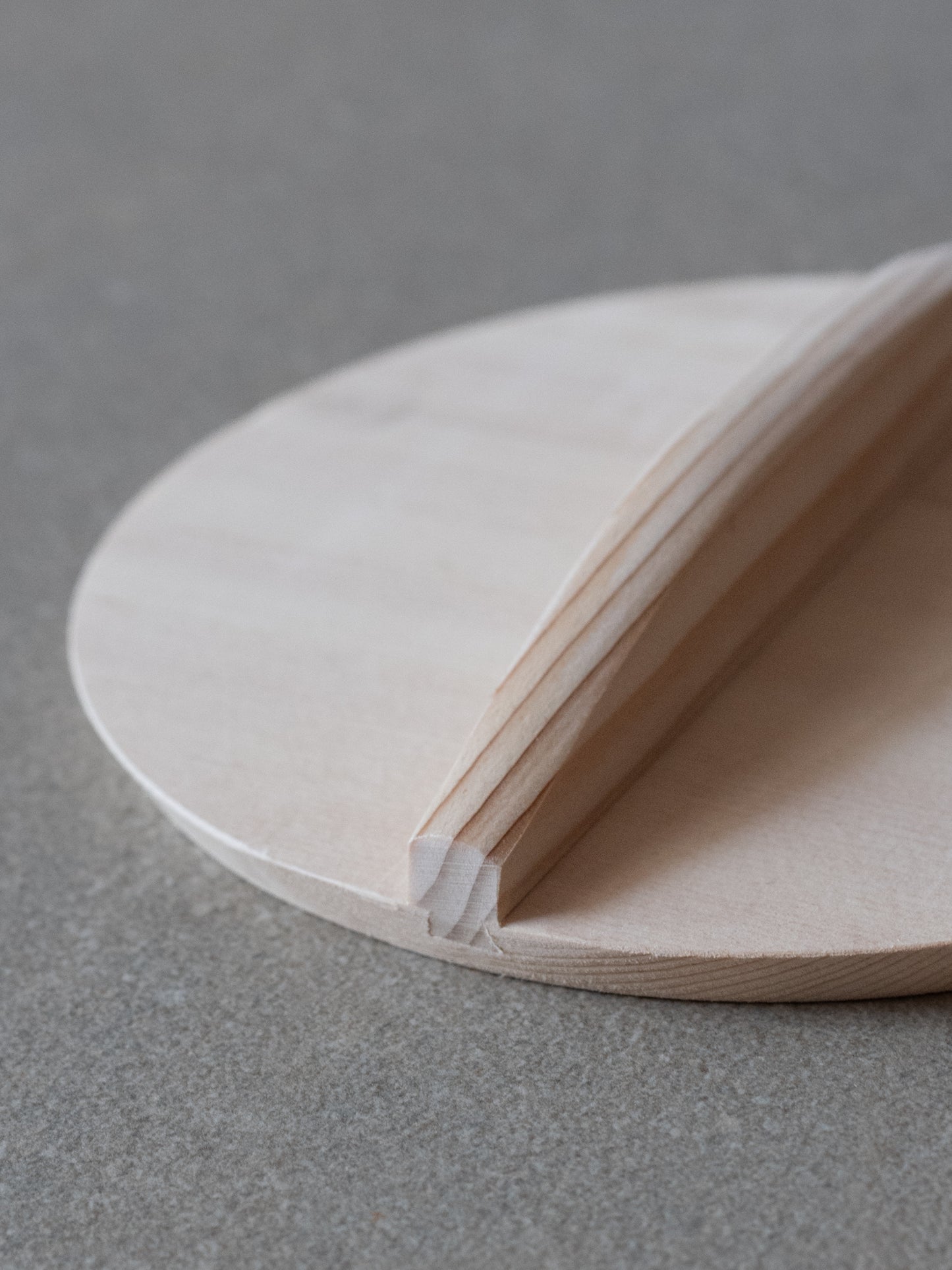 Wooden Drop Lid - 16cm