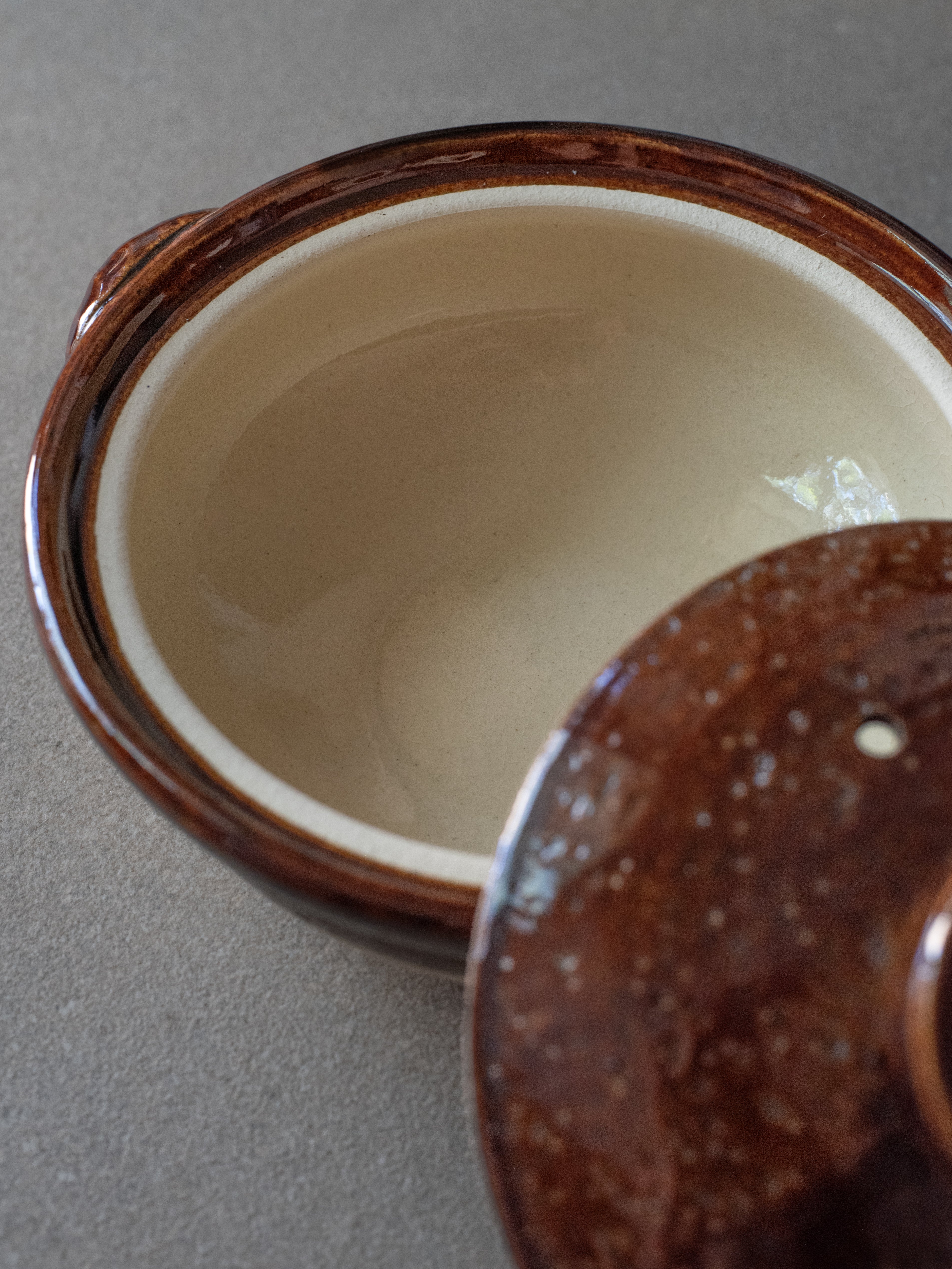 Small Ko-Iga Donabe - Ame (Toffee Brown)