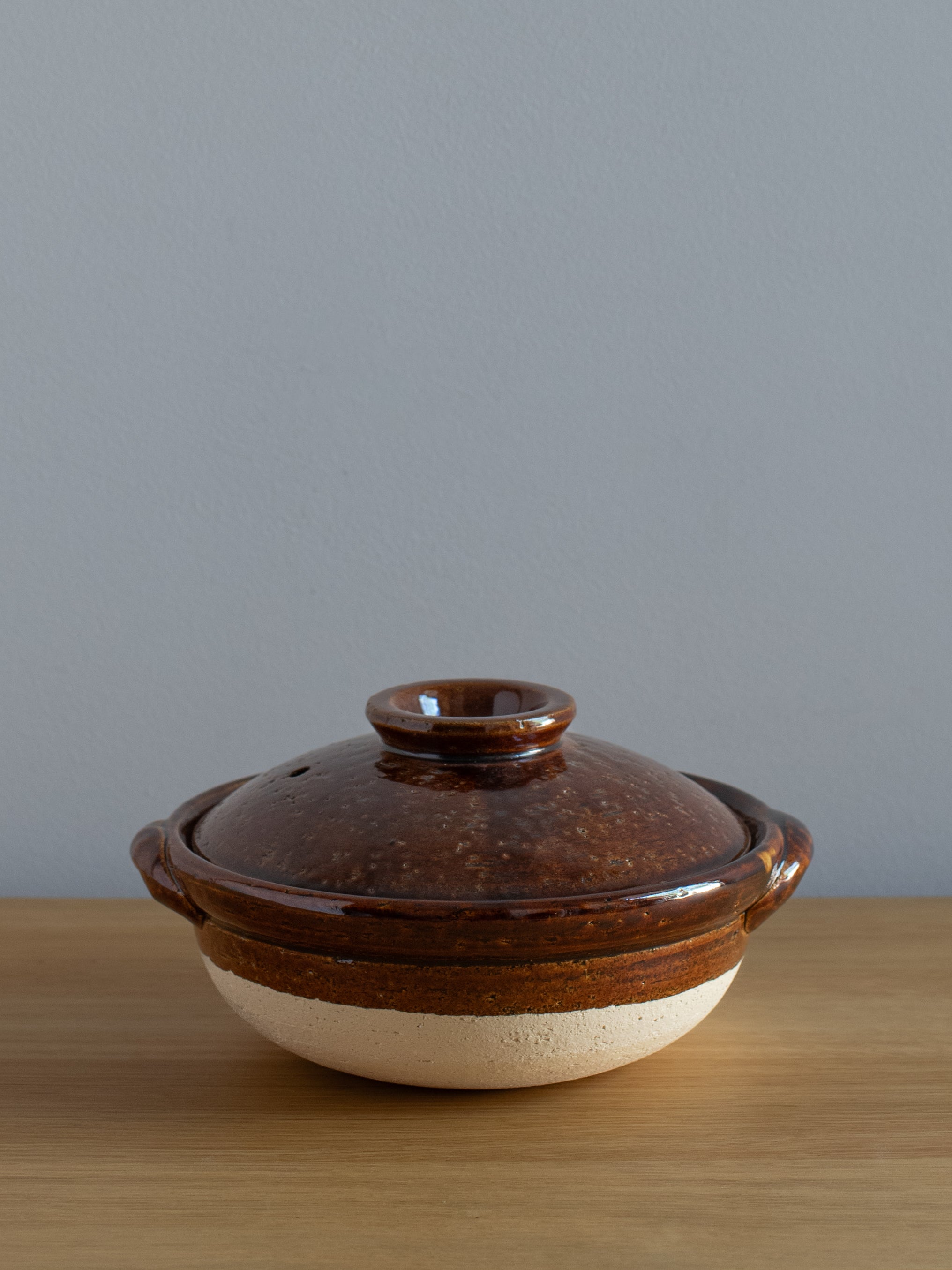 Small Ko-Iga Donabe - Ame (Toffee Brown)