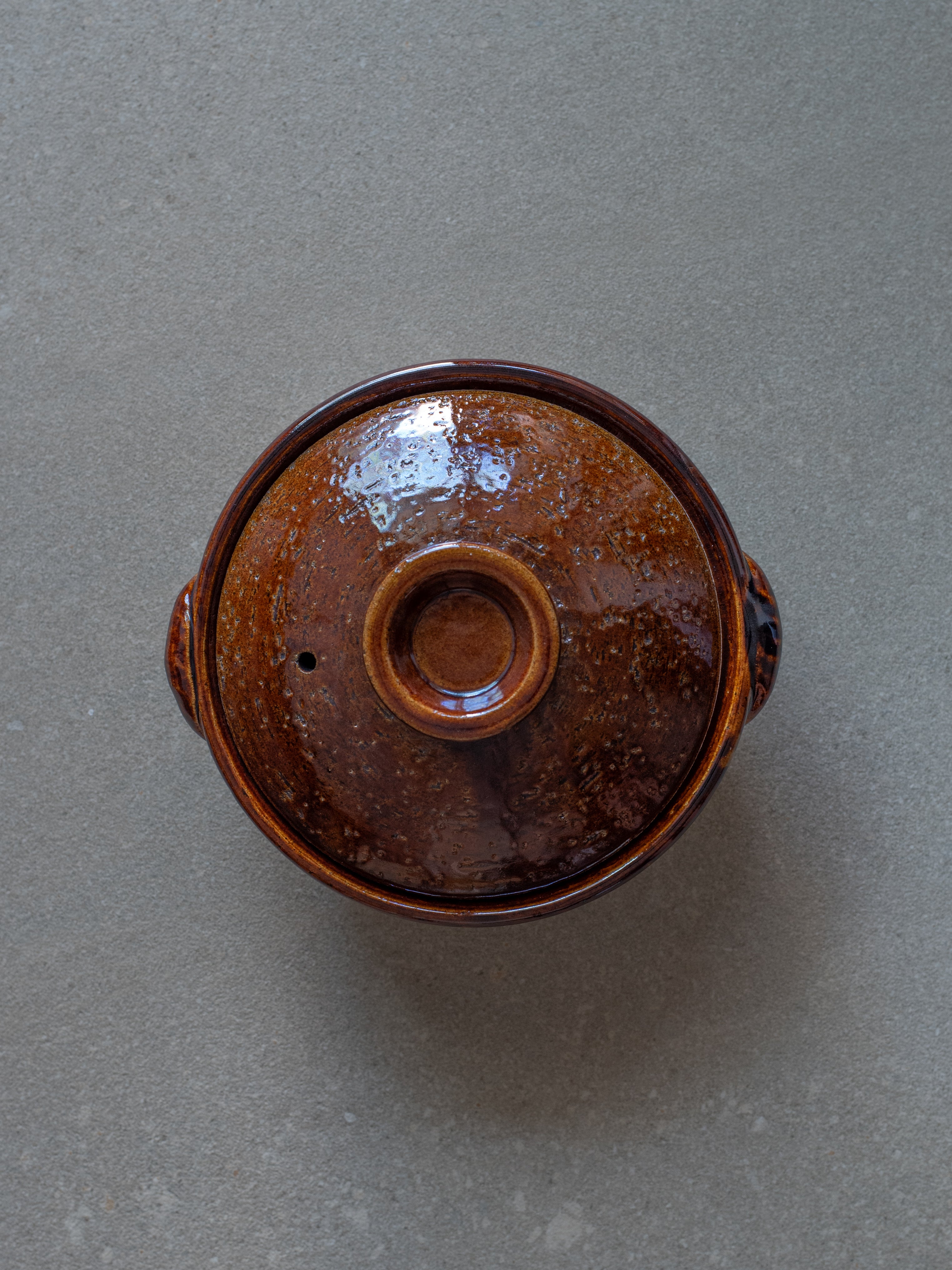 Small Ko-Iga Donabe - Ame (Toffee Brown)