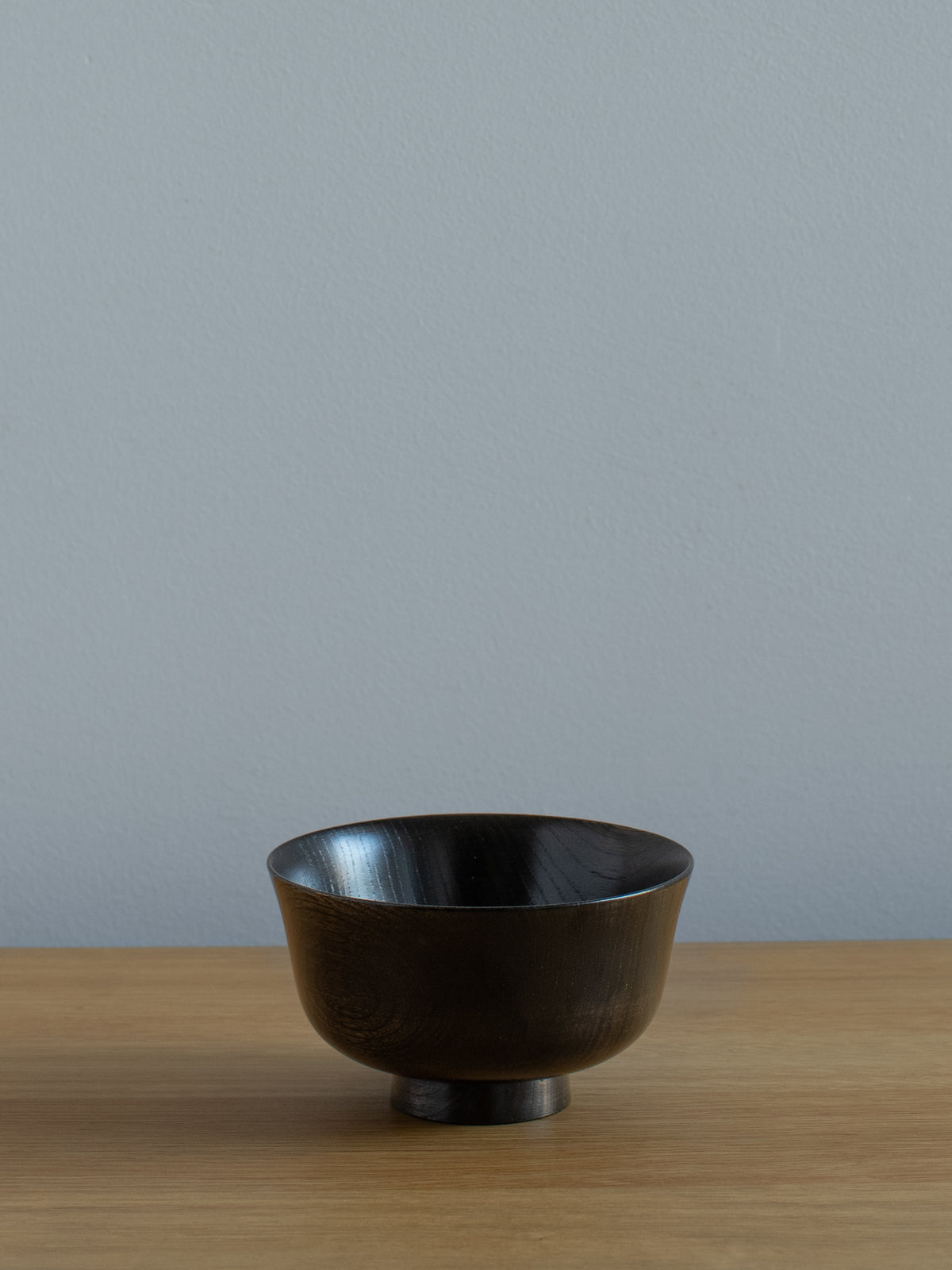 Black Urushi Lacquer Soup Bowl