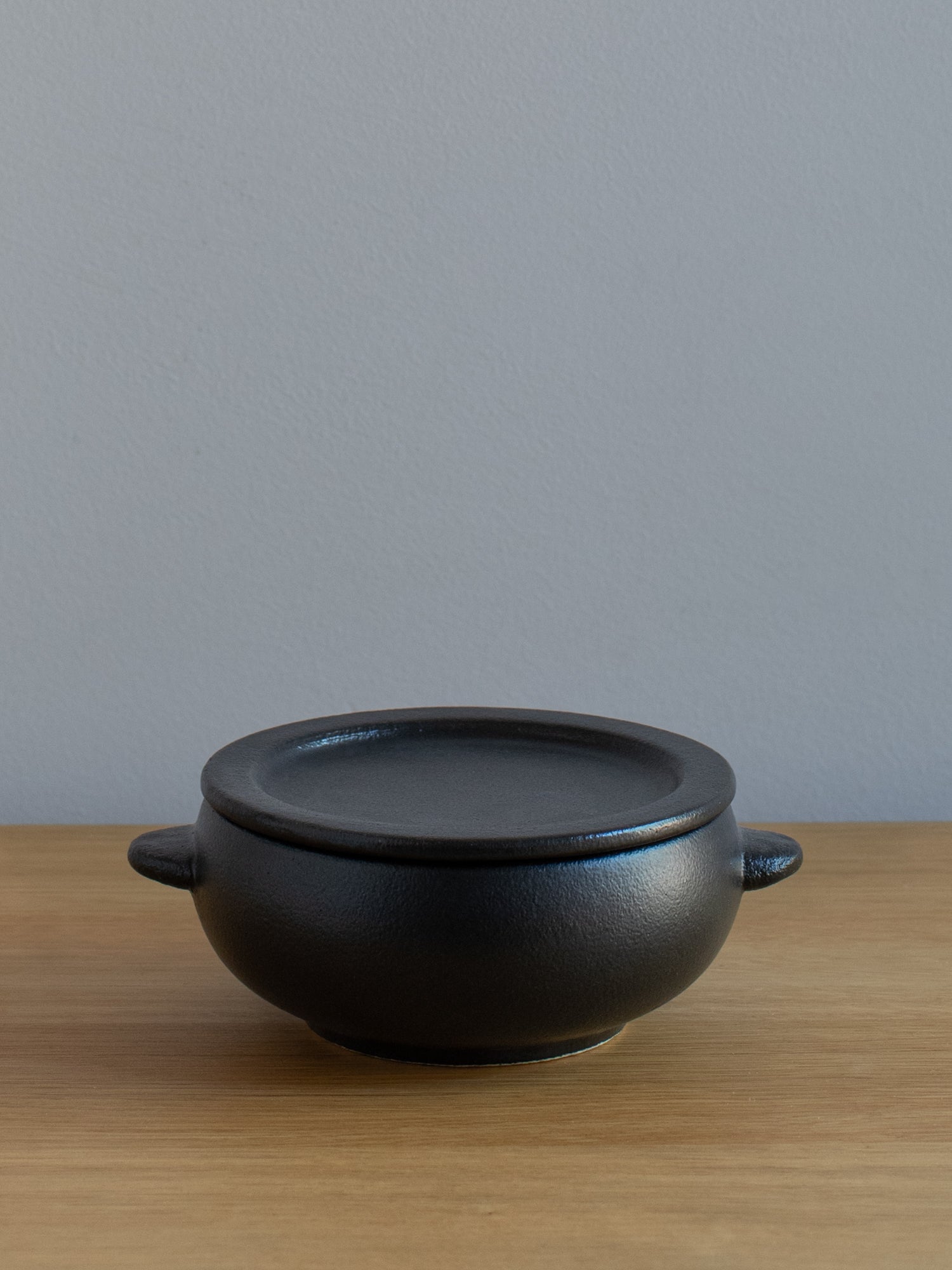 Coron Ovenware Bowl with Lid - Black