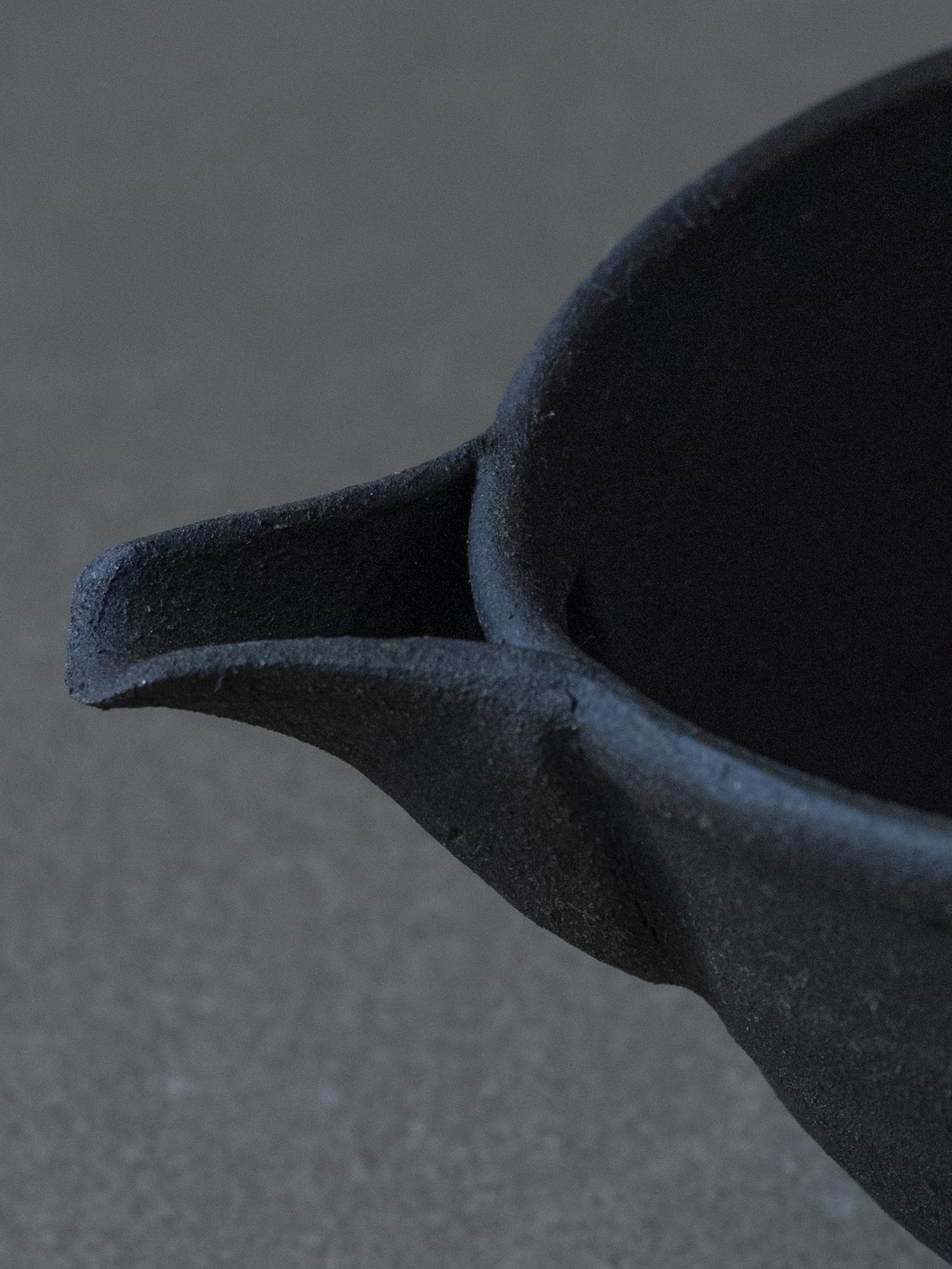 Dark Clay Katakuchi Bowl