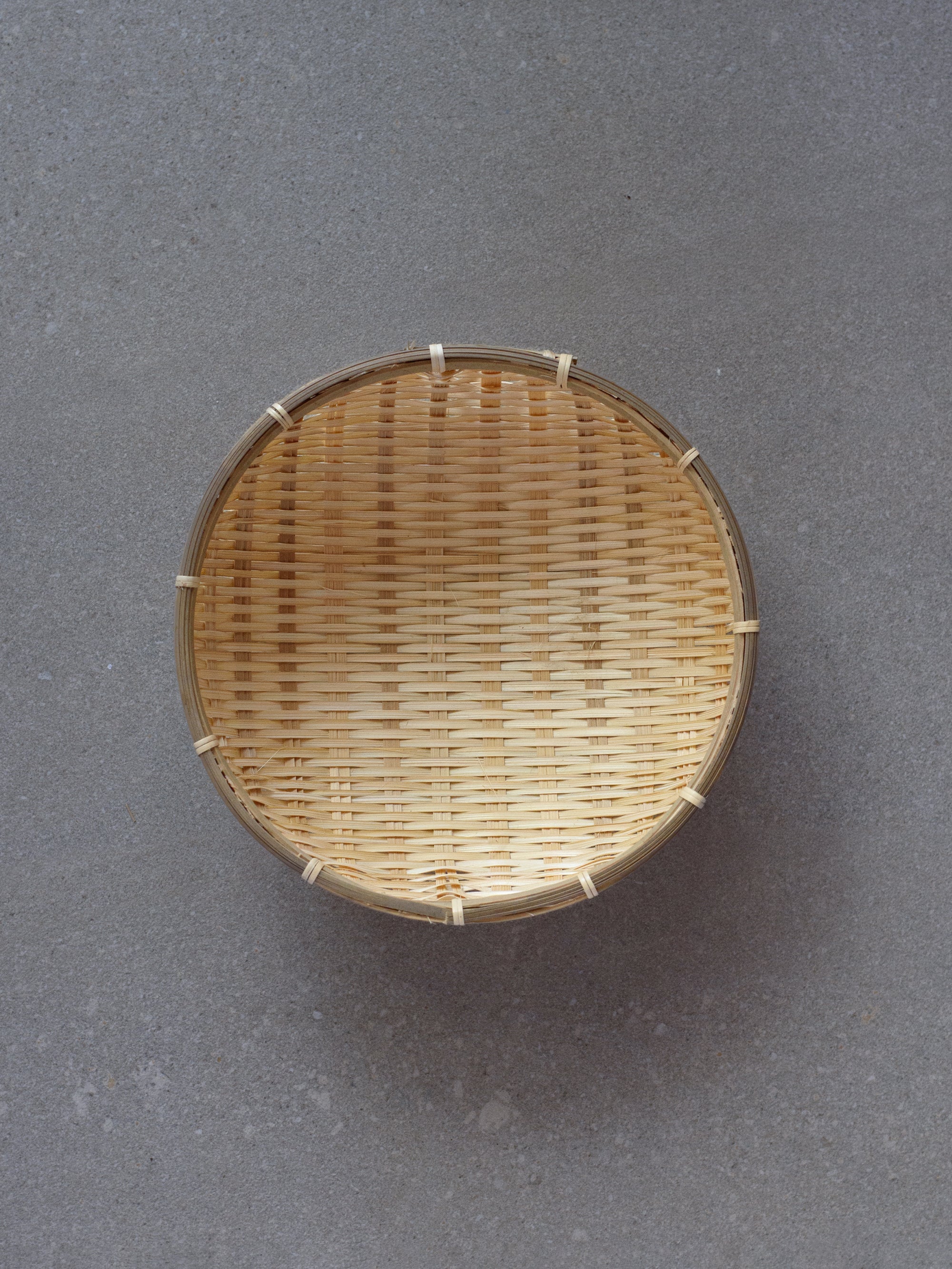 Deep Bamboo Colander Bowl