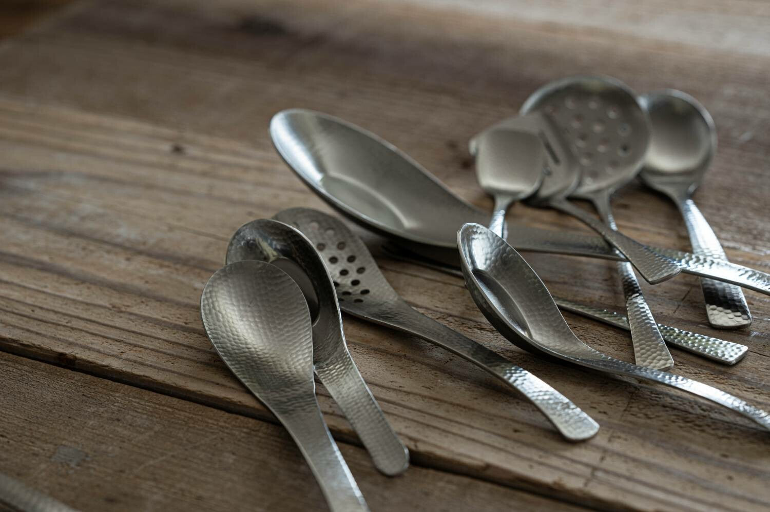 Nagomi Hammered Cutlery - Chinese Soup Spoon