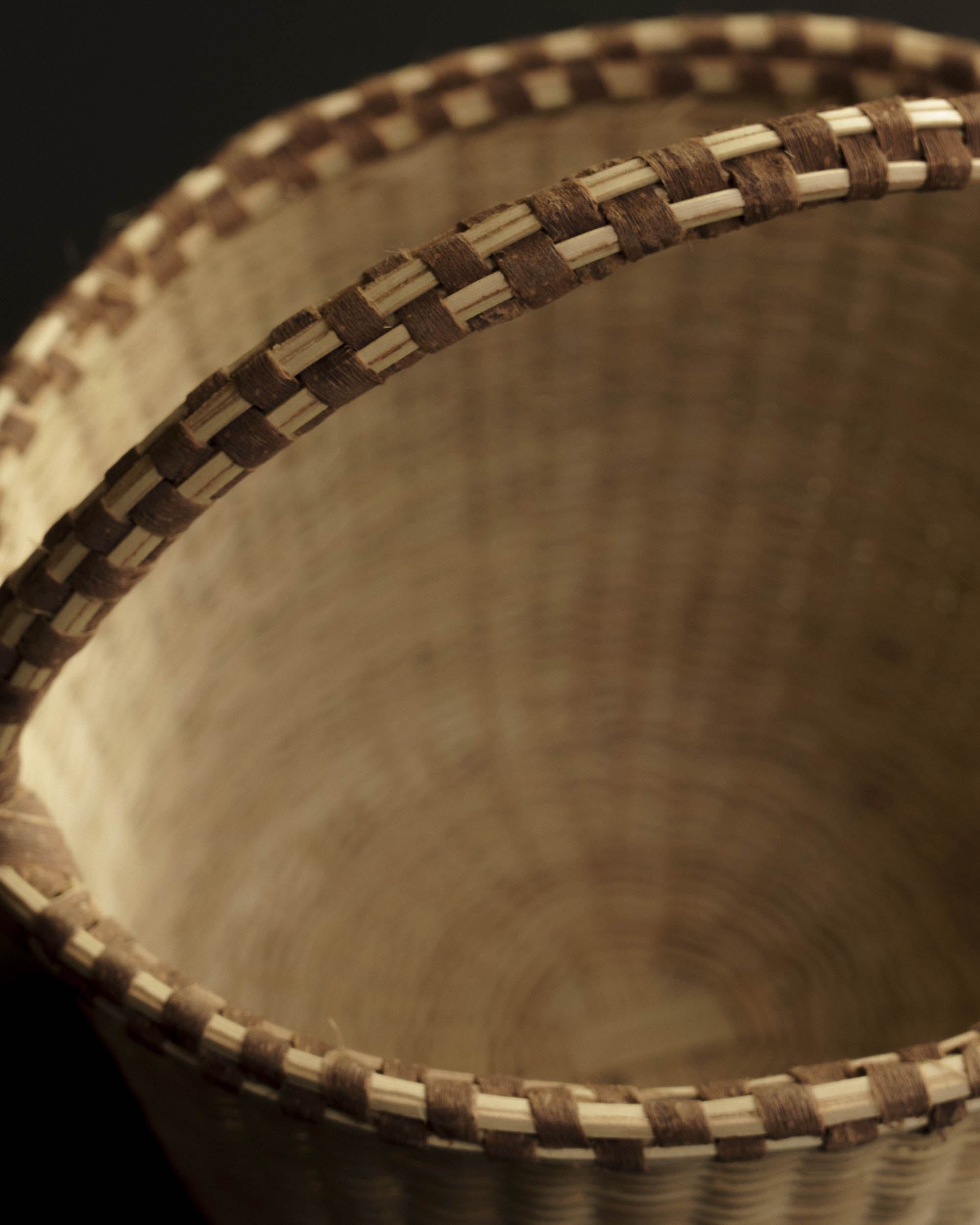 Handwoven Acholi Basket with Handle
