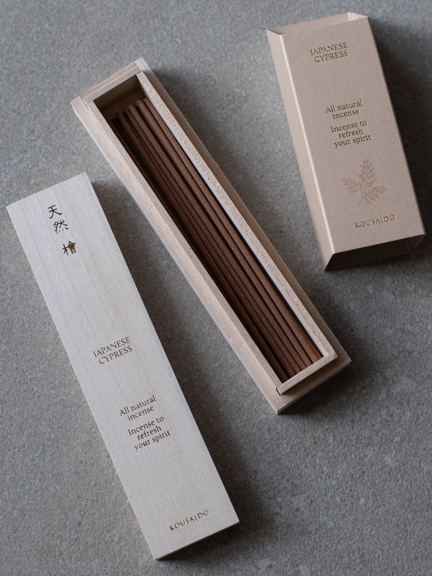 Tennen Japanese Cypress Incense Sticks