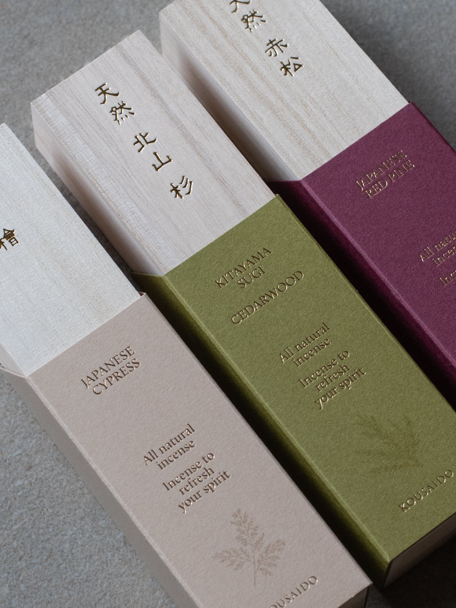 Tennen Japanese Kitayama Cedarwood Incense Sticks