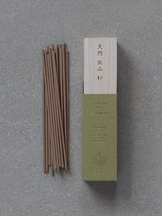Tennen Japanese Kitayama Cedarwood Incense Sticks