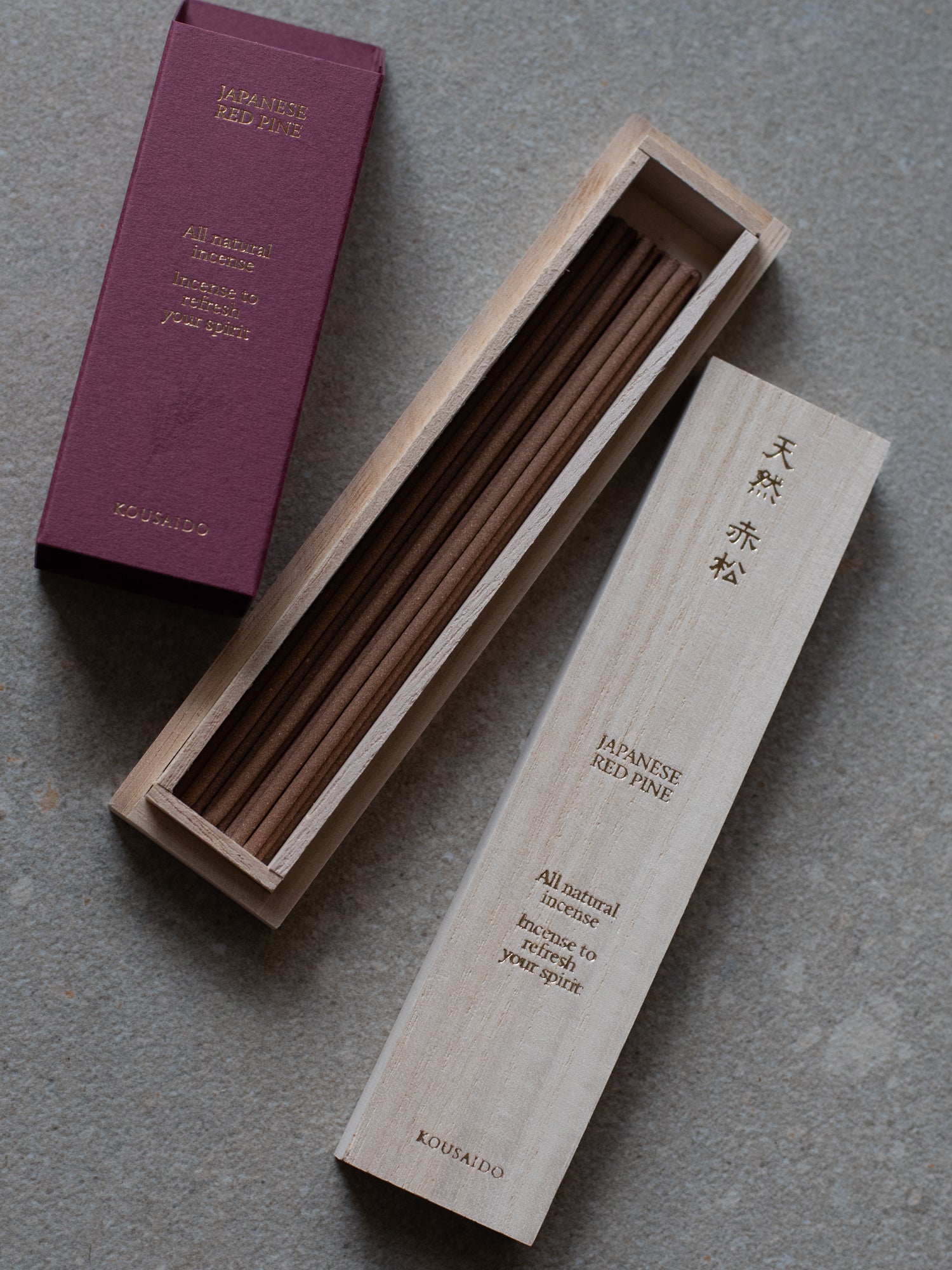 Tennen Japanese Red Pine Incense Sticks