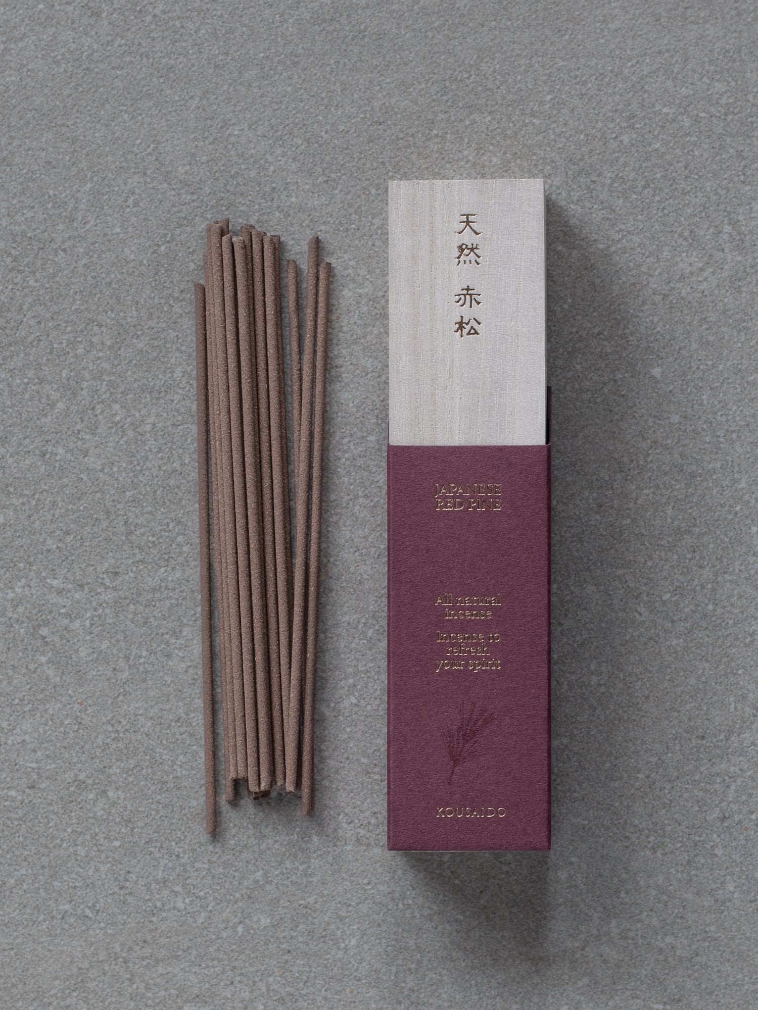 Tennen Japanese Red Pine Incense Sticks
