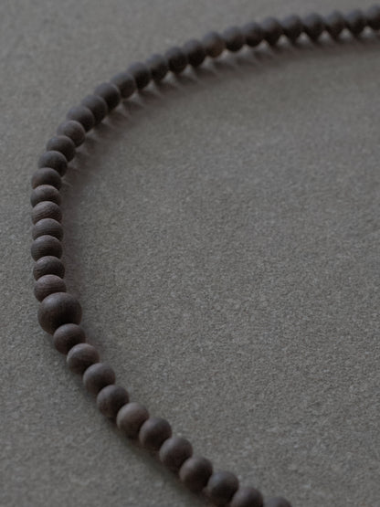Kokutan Ebony 108 Beads Bracelet