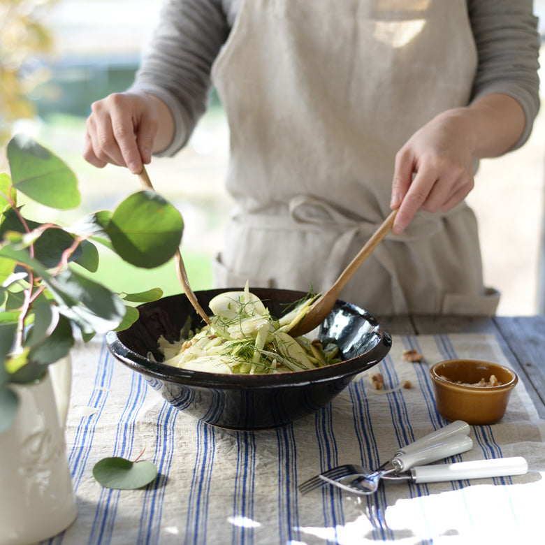 Bon Accueil Serving Bowl - Dark Brown