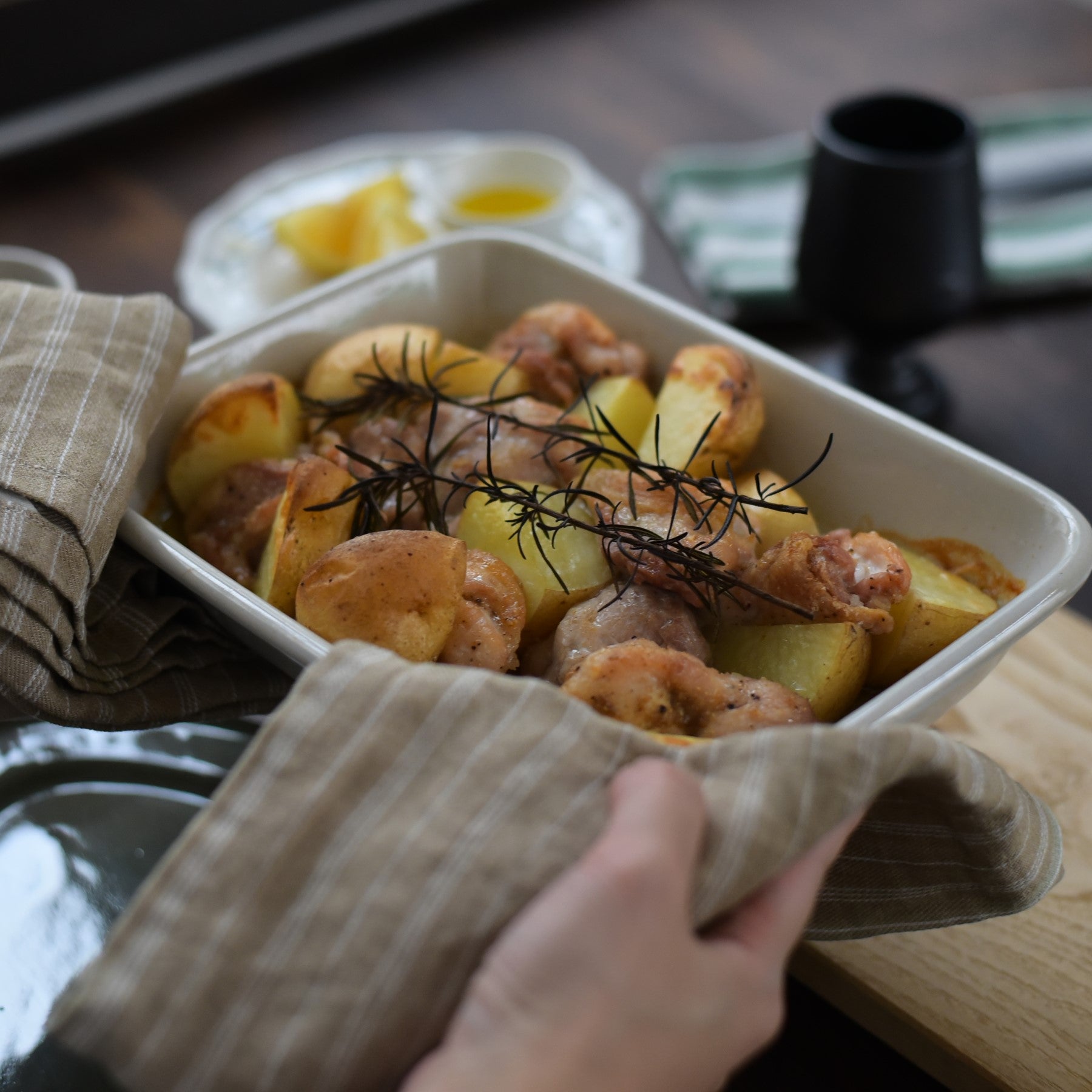 Hutte Ovenware Baking Dish - Olive Green