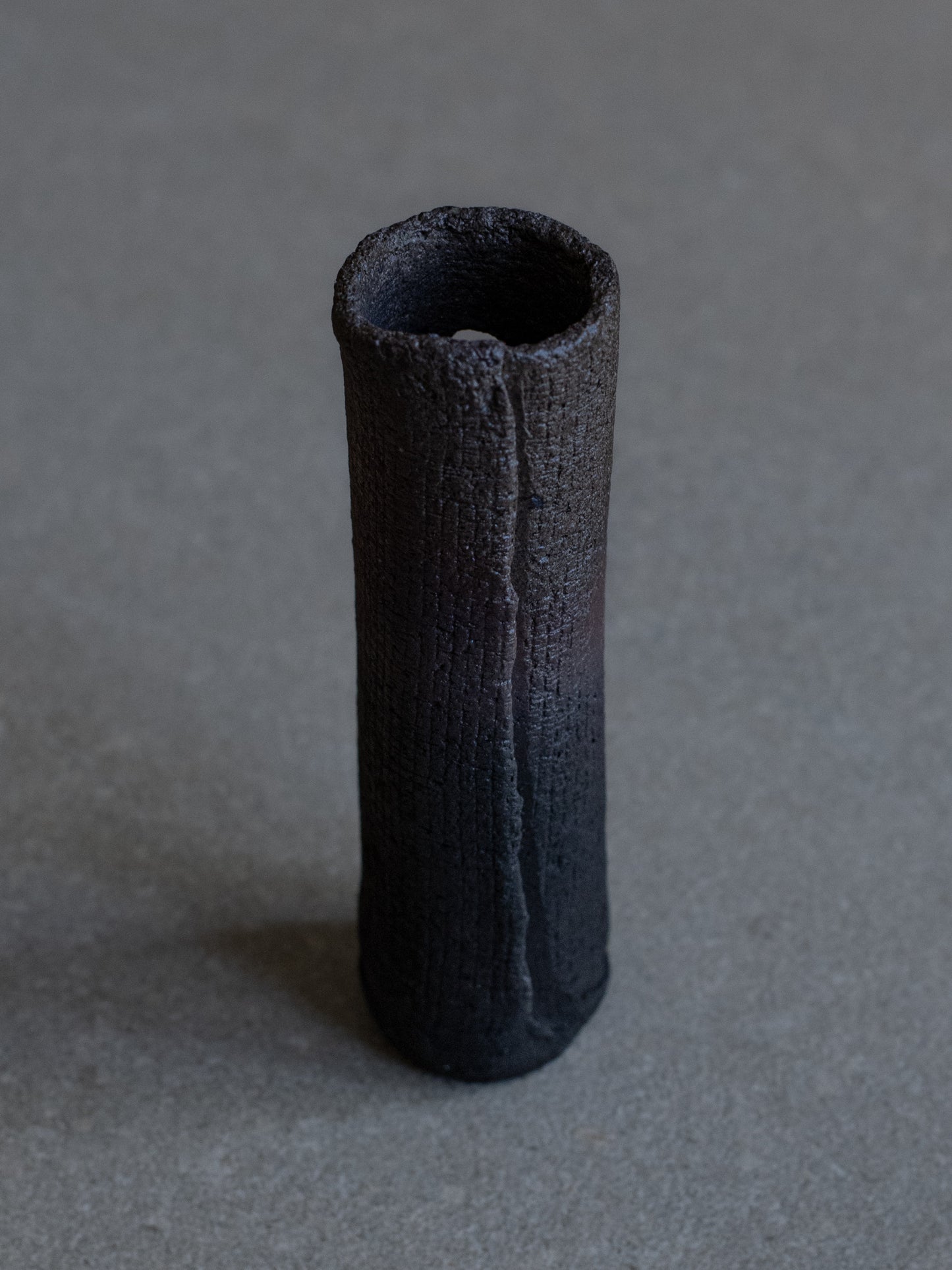 Japanese Ceramic Tube Wall Vase