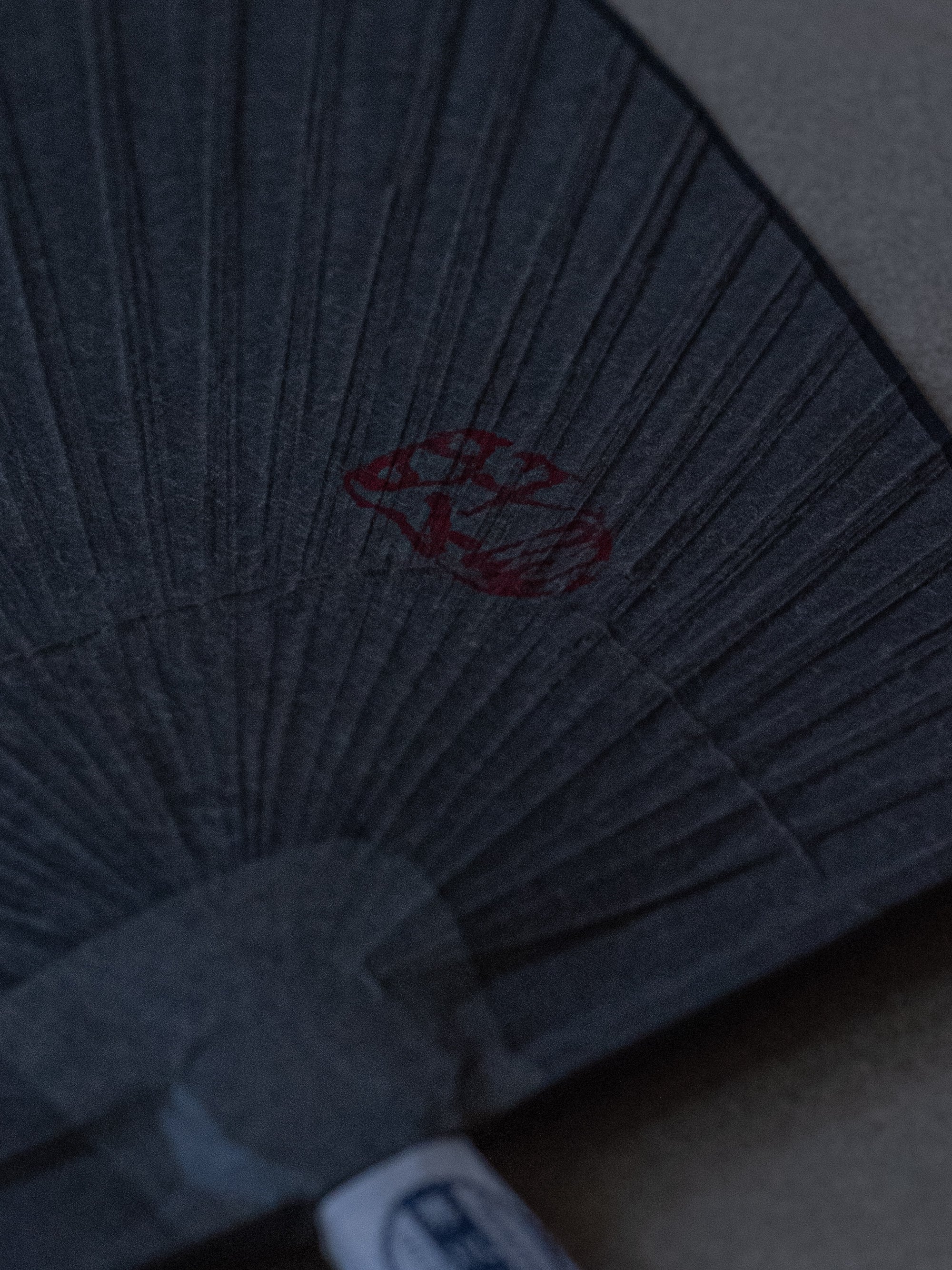 Shibu Uchiwa Fan - Sensen Black