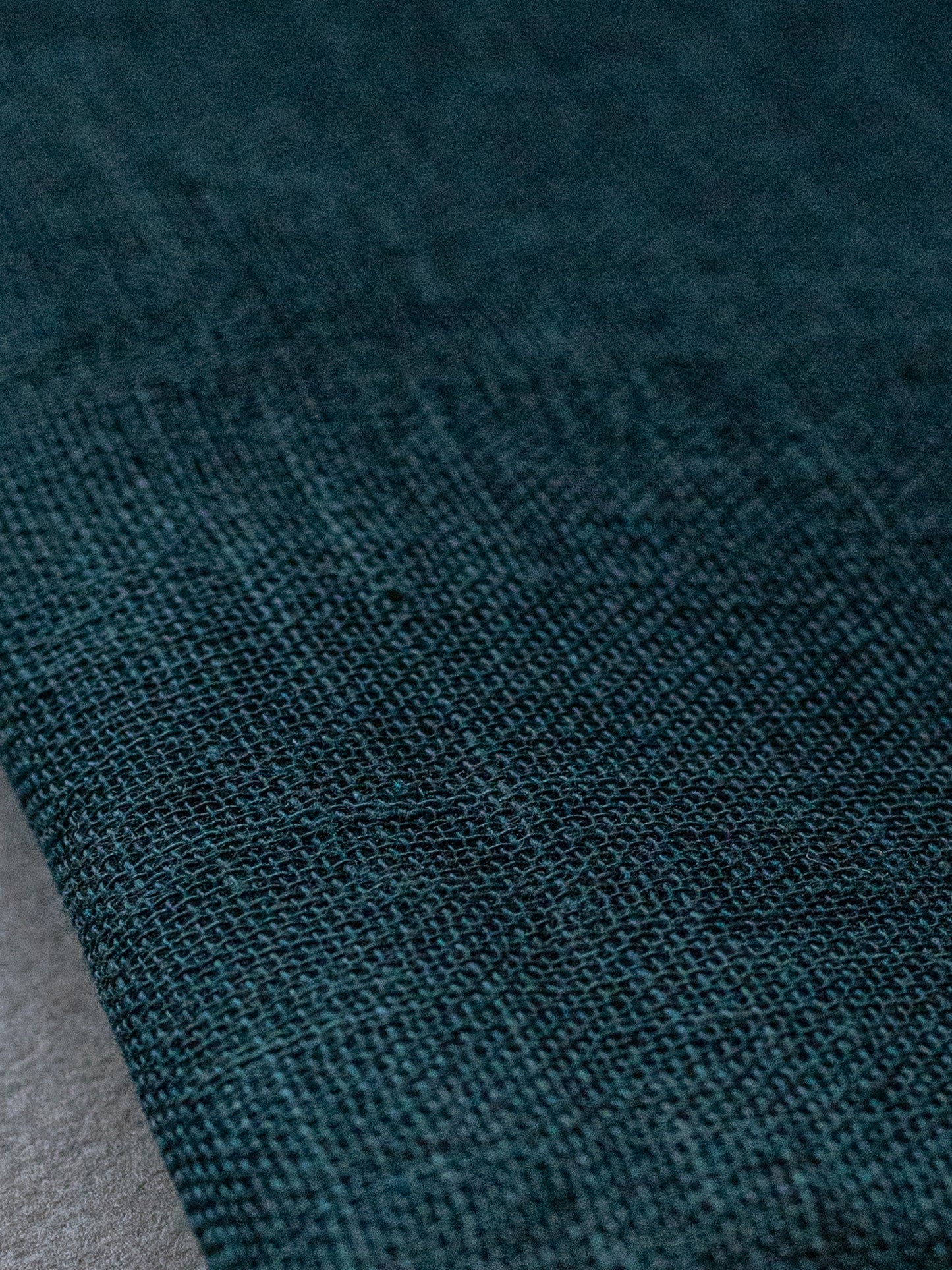 Antique Japanese Teal Noren Curtain