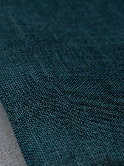 Antique Japanese Teal Noren Curtain