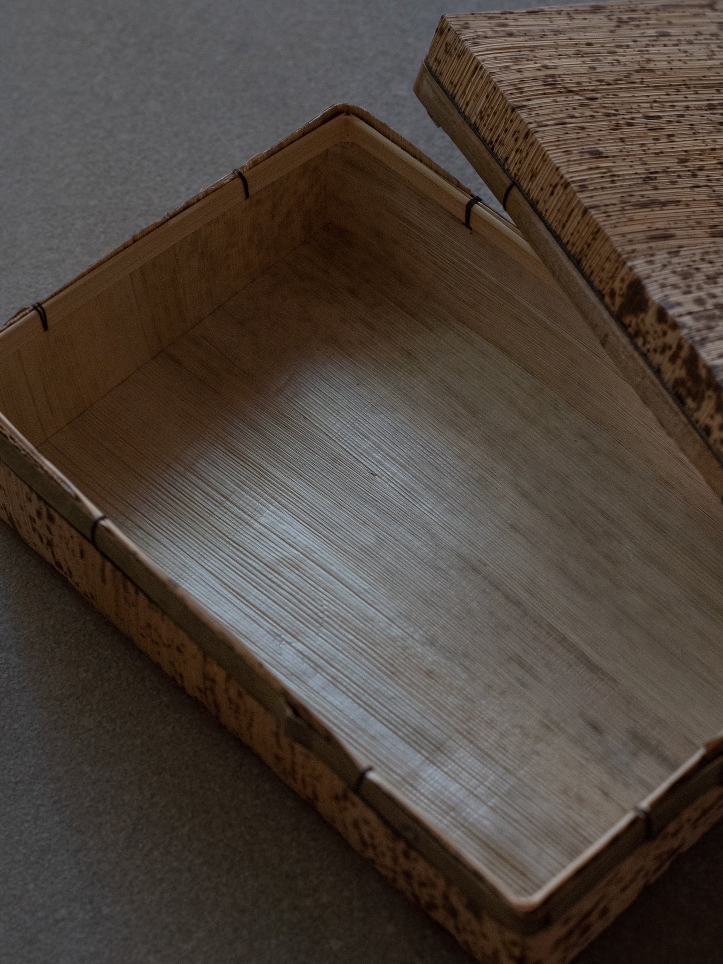 Bamboo Skin Box with Lid