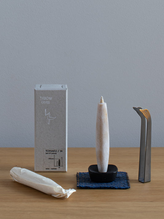 Japanese Candle Gift Set - Tohaku Medium