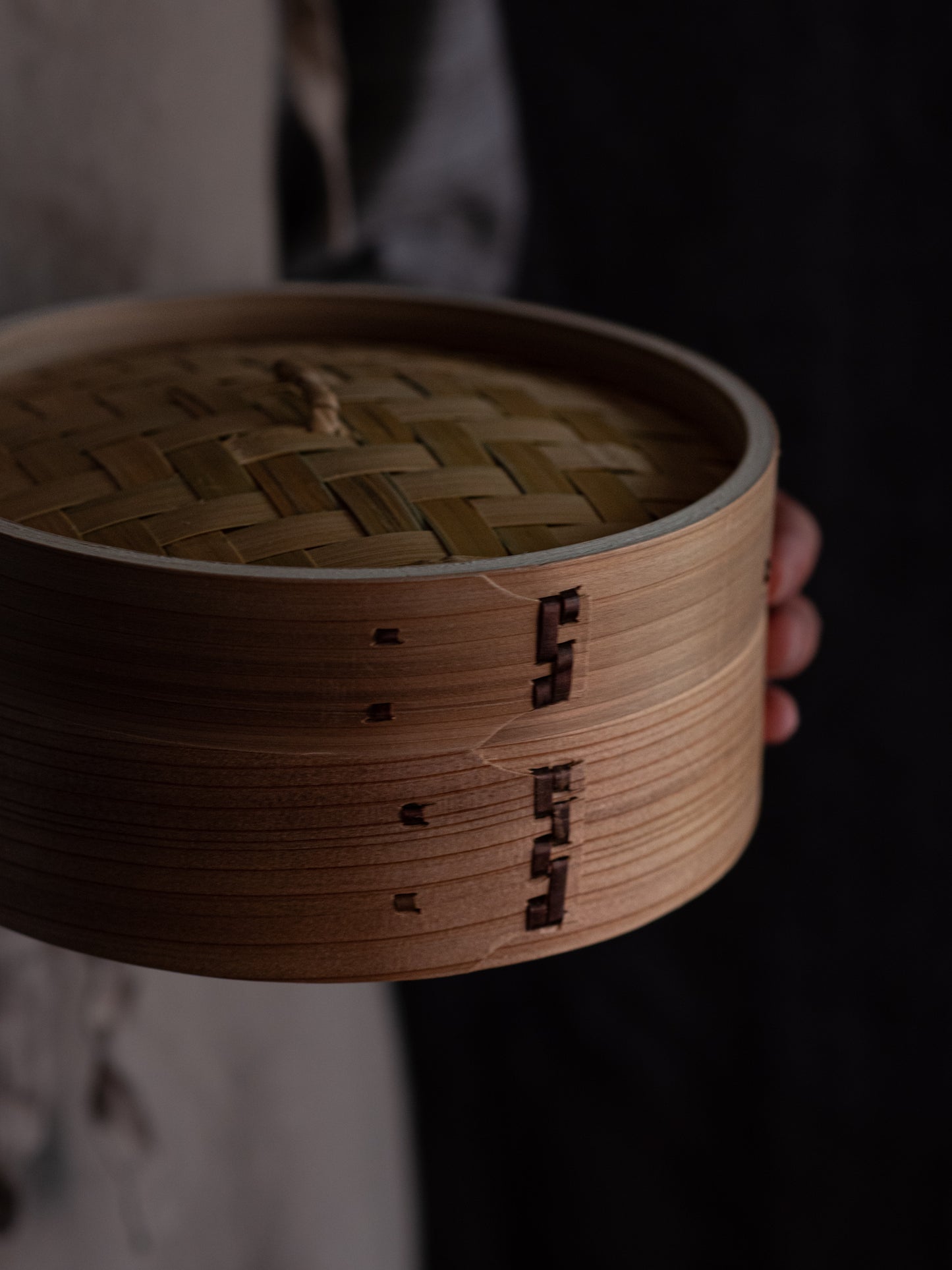 Cedar & Bamboo Steamer Basket