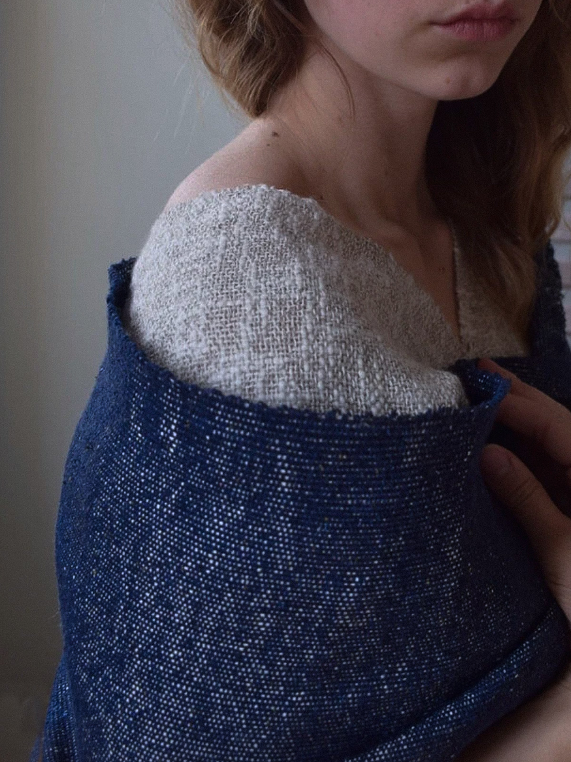 Indigo Paper Scarf