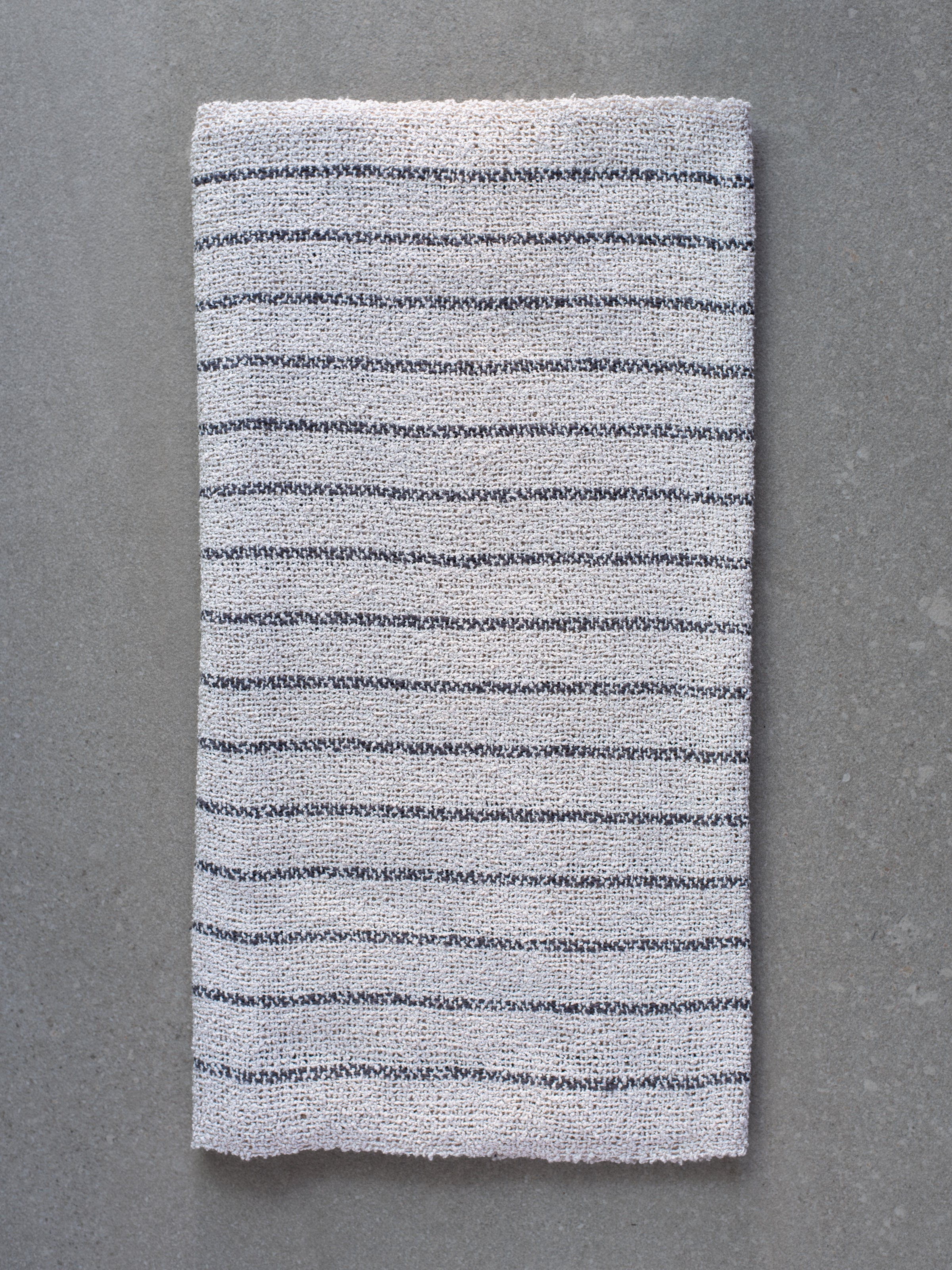 Silk Curl Stripe Shawl