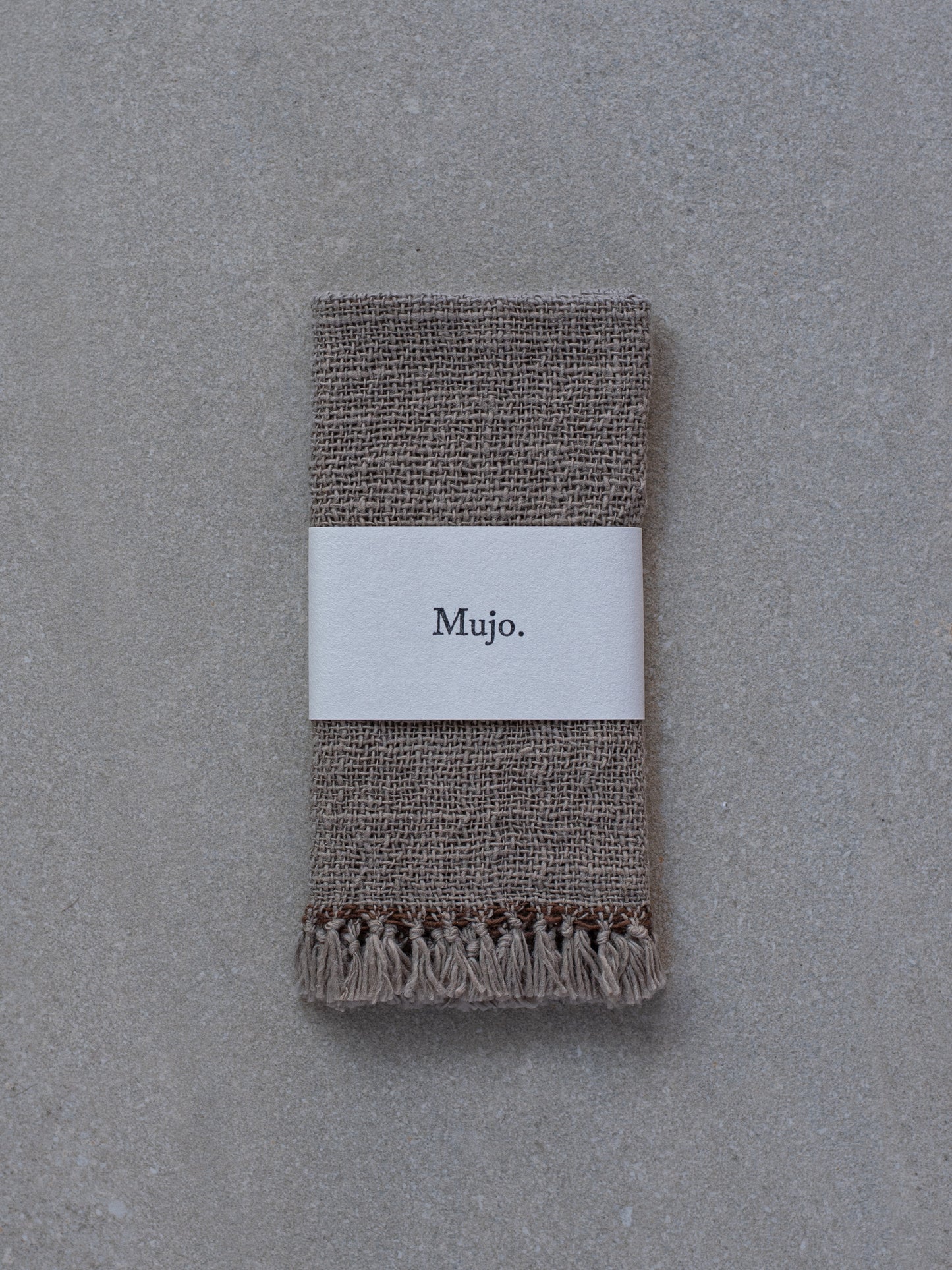 Handwoven Face Towel - Stone