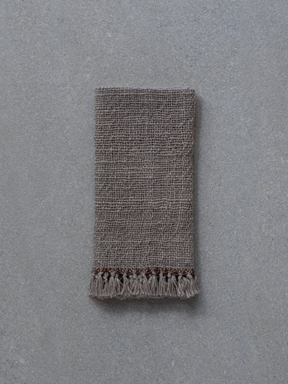 Handwoven Face Towel - Stone