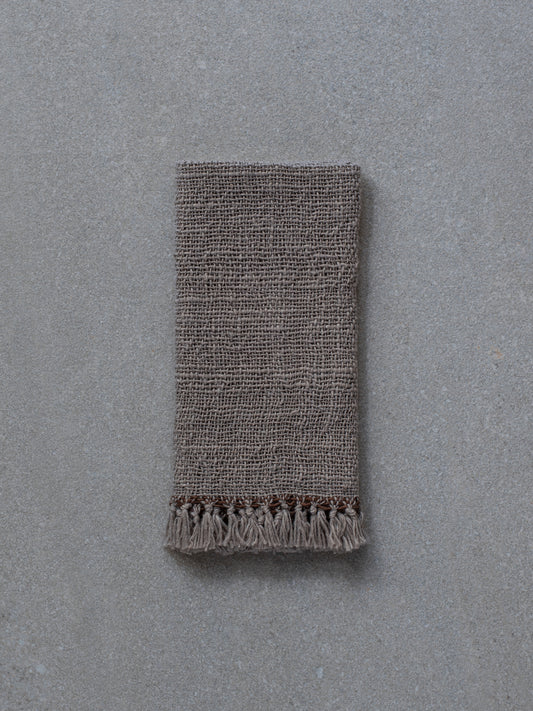 Handwoven Face Towel - Stone
